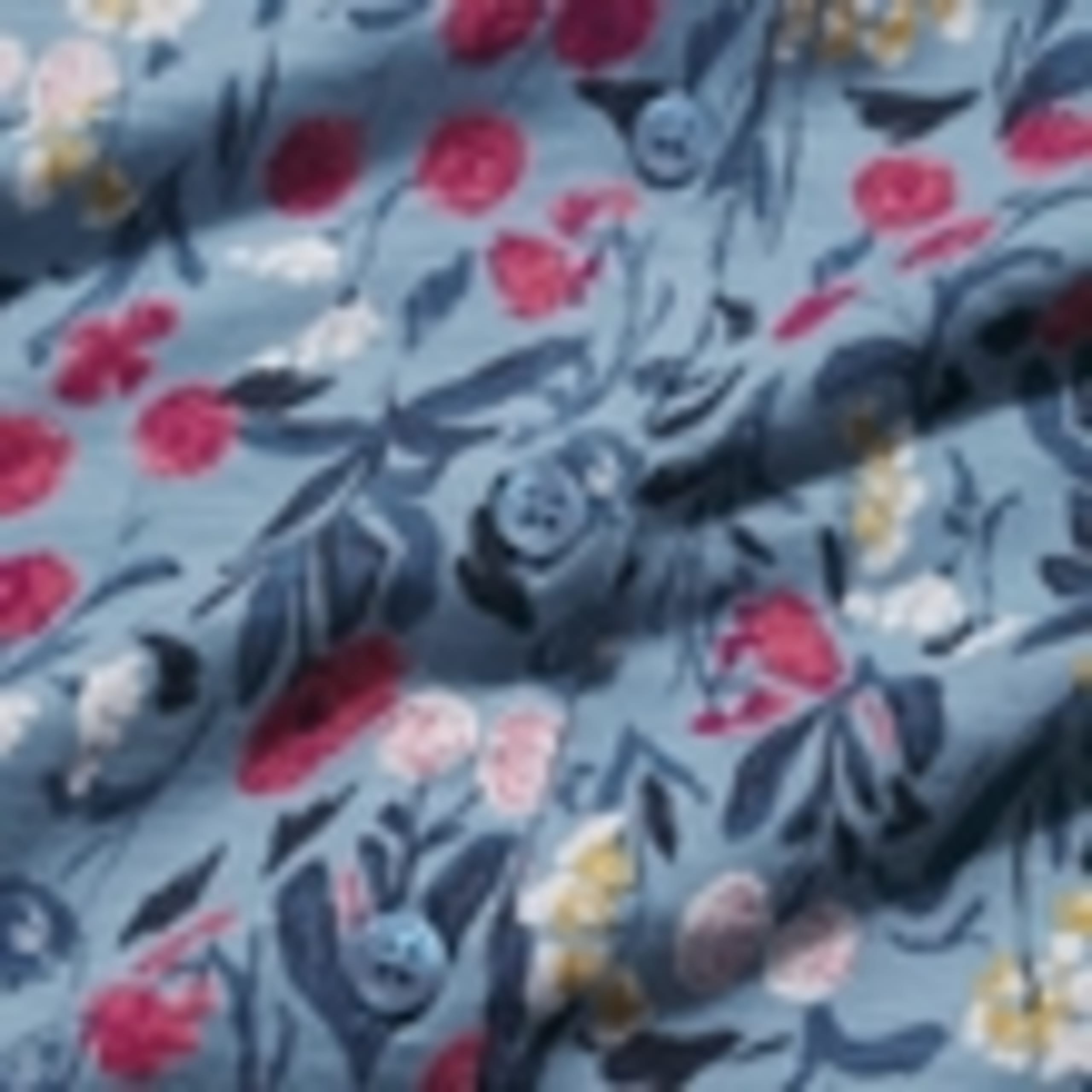 Pure Cotton Floral V-Neck Top 5 of 5