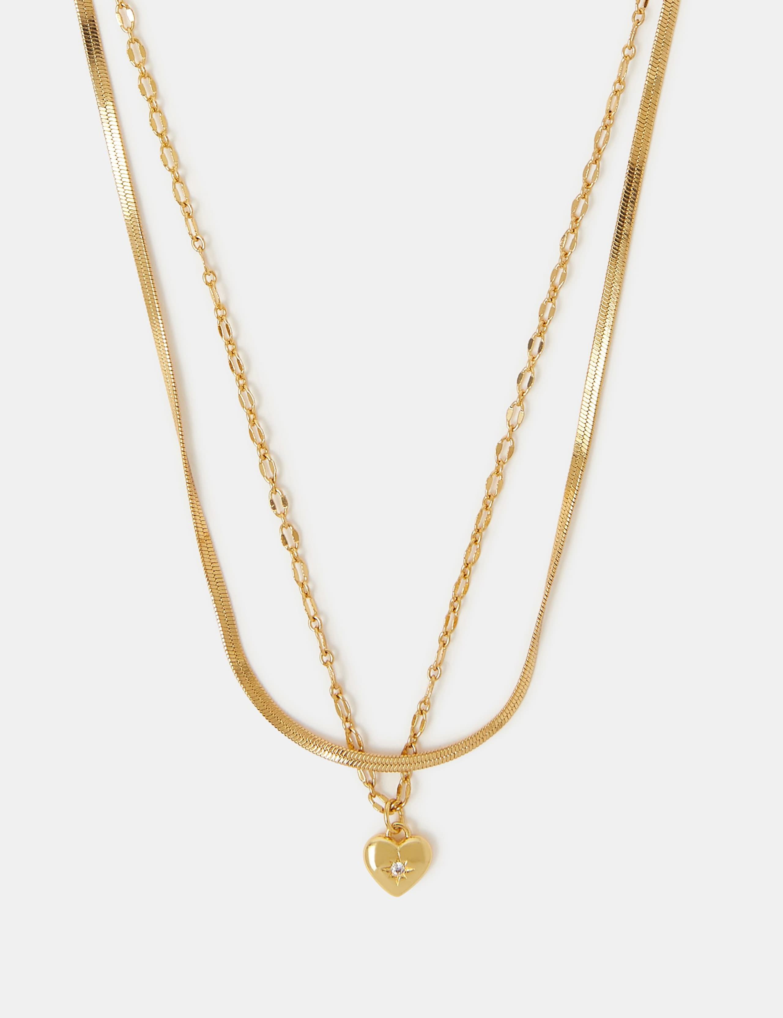 14ct Gold Plated Bubble Heart Necklace 3 of 3