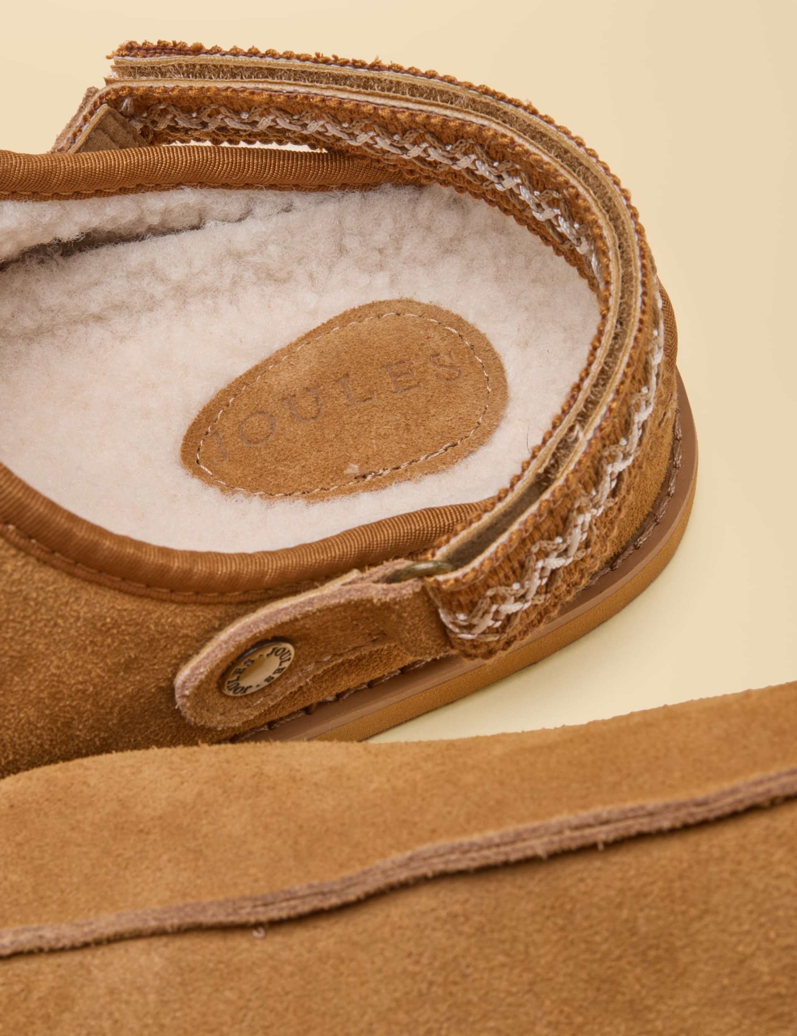 Suede Faux Fur Lined Clog Slippers 7 of 7