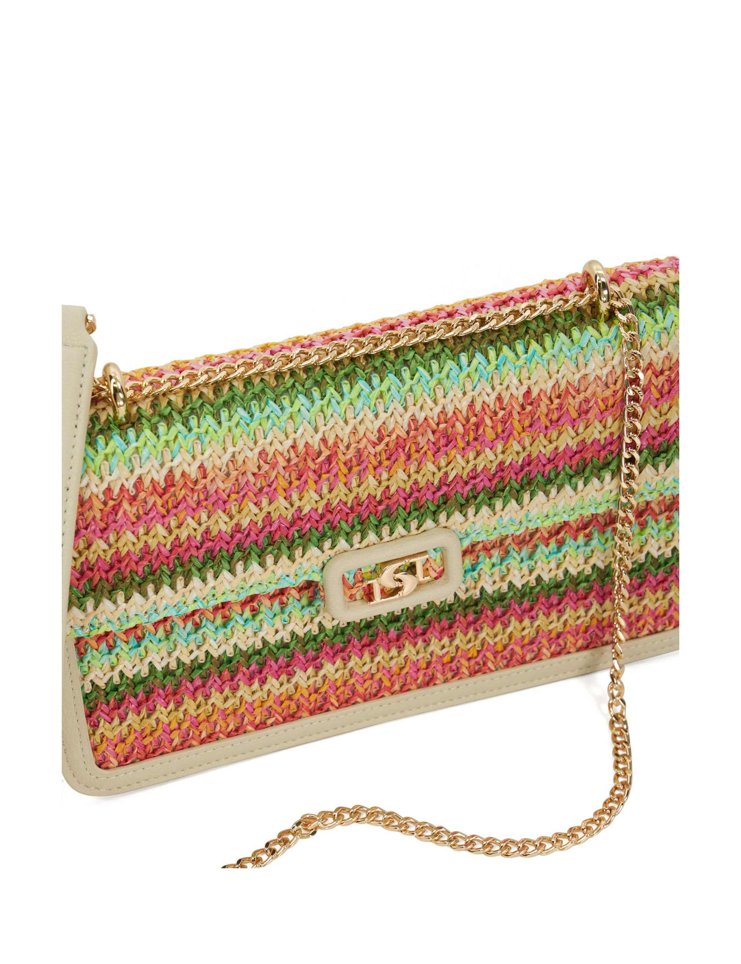 Cotton Rich Woven Chain Strap Shoulder Bag 6 of 6
