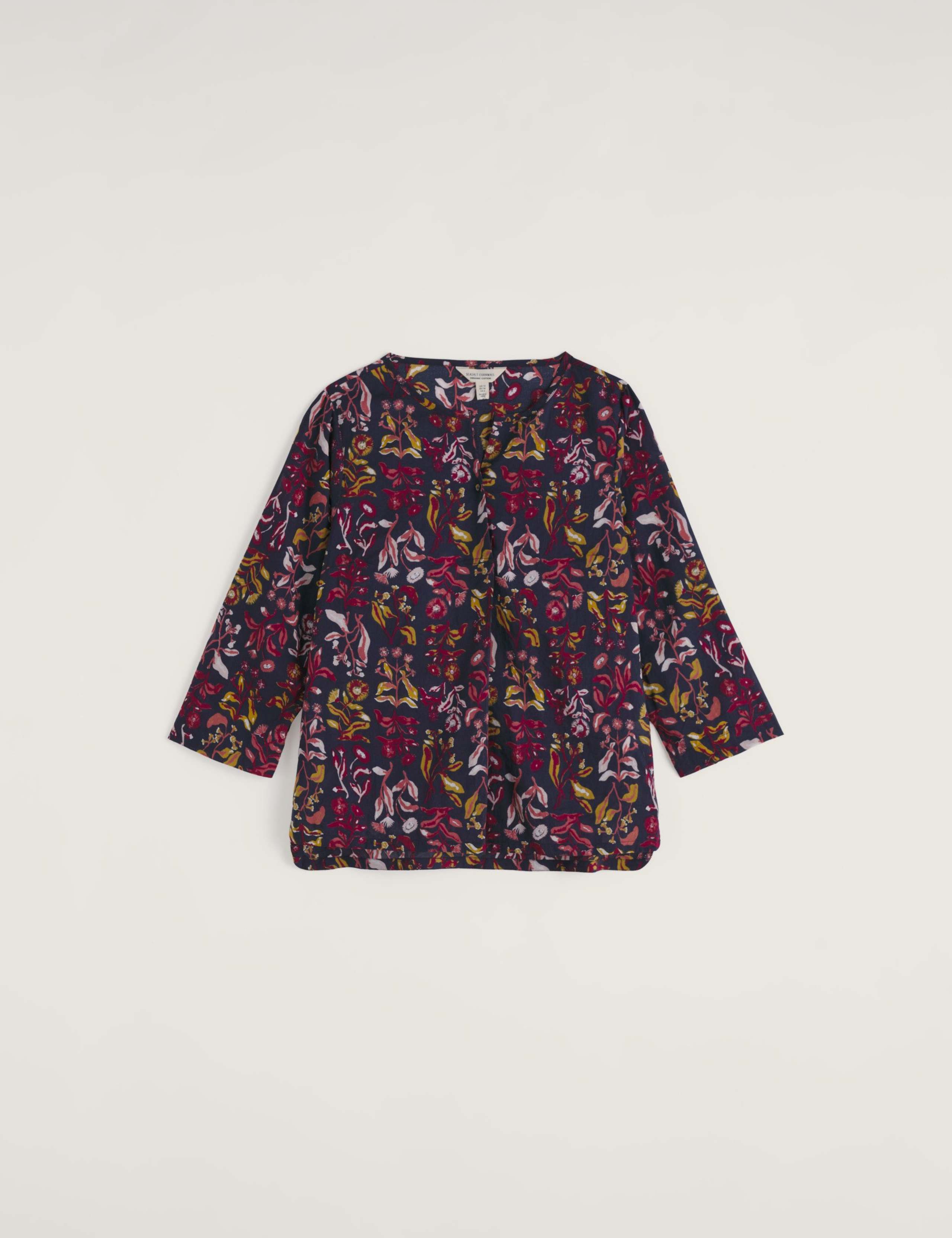 Pure Cotton Jersey Floral Top 2 of 5