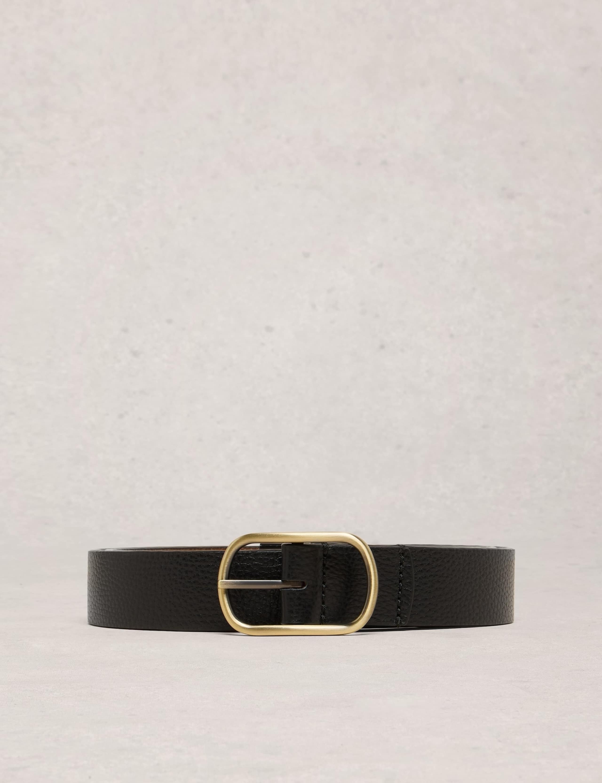Leather Reversible Jeans Belt 1 of 3