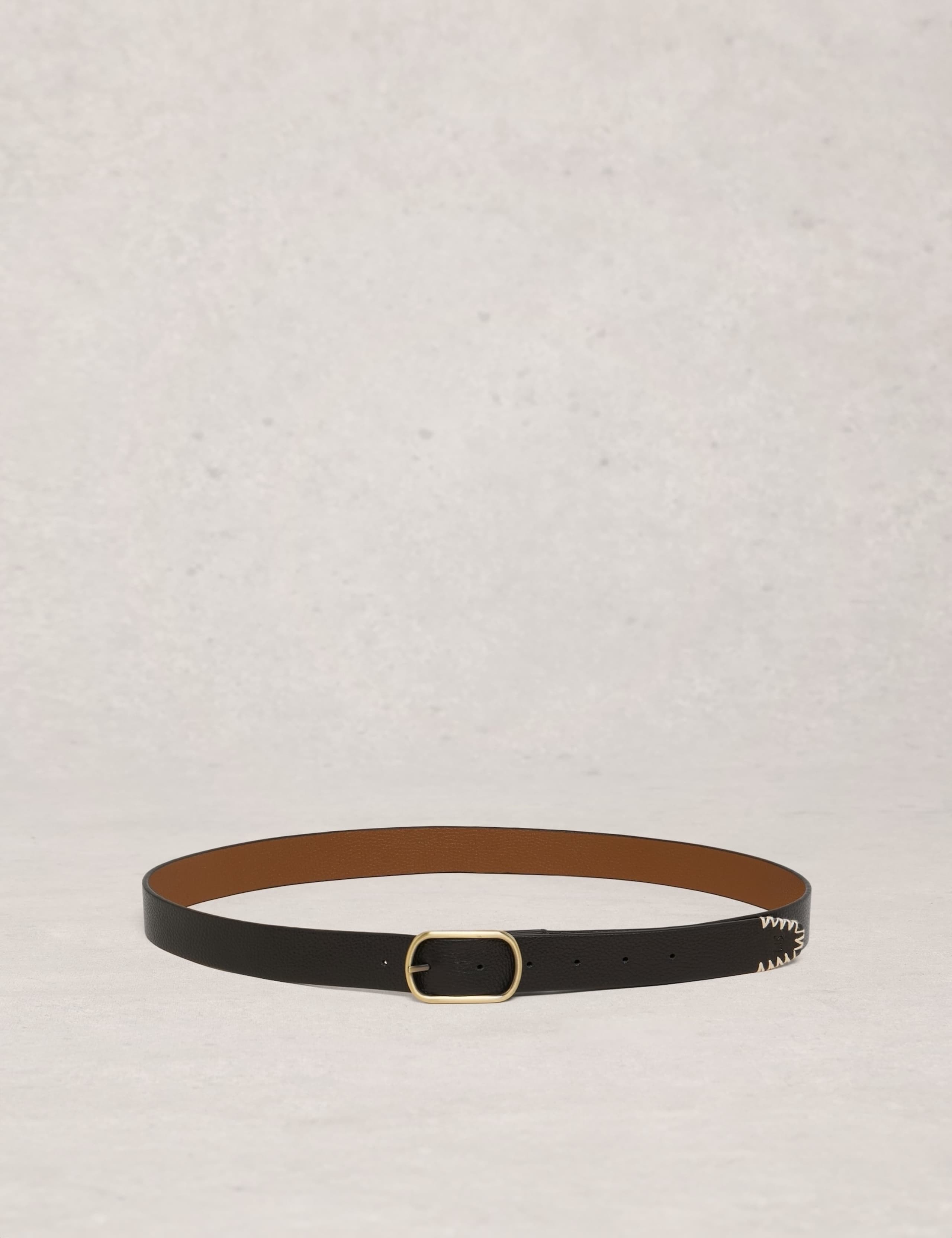 Leather Reversible Jeans Belt 2 of 3