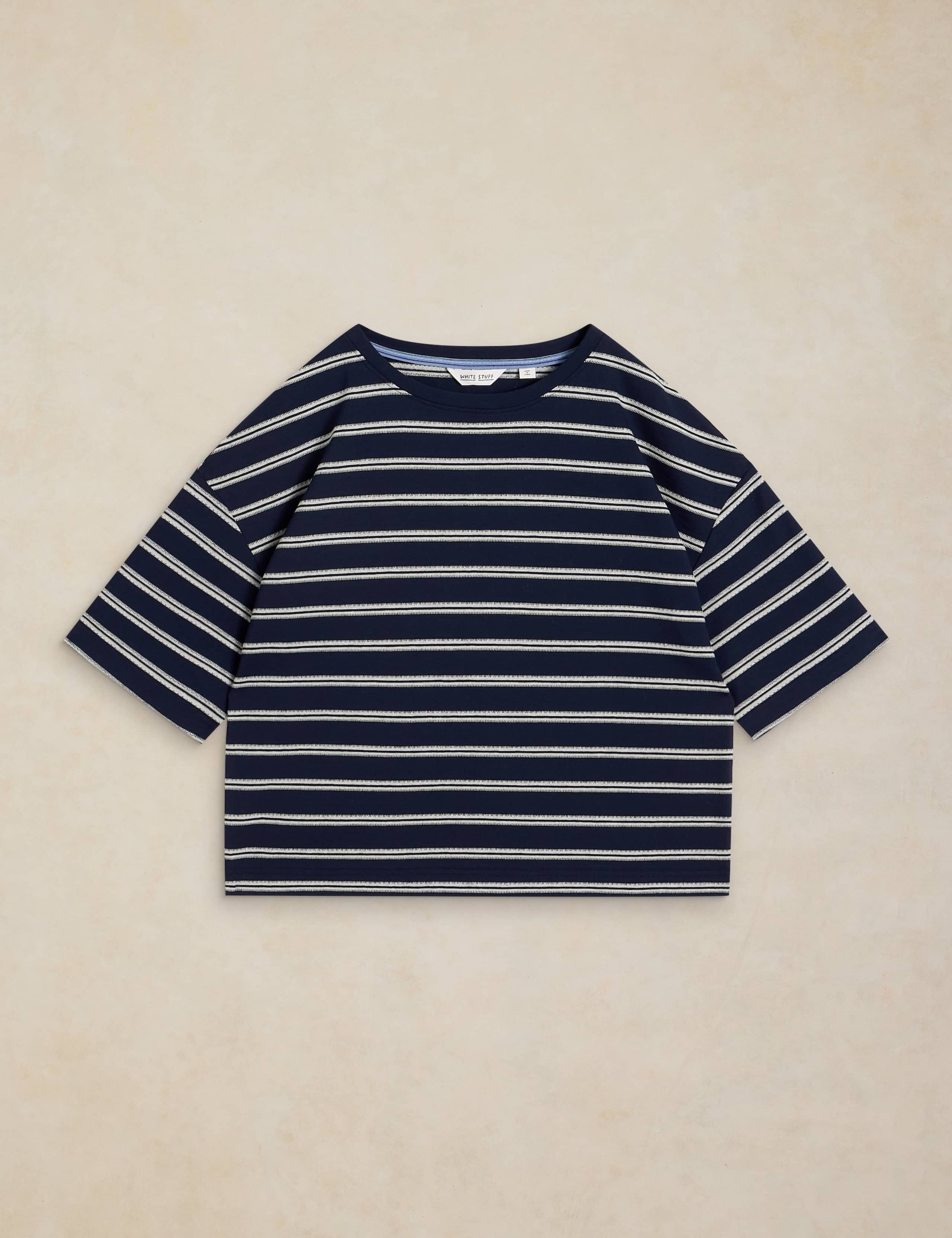 Pure Cotton Striped T-Shirt 2 of 6