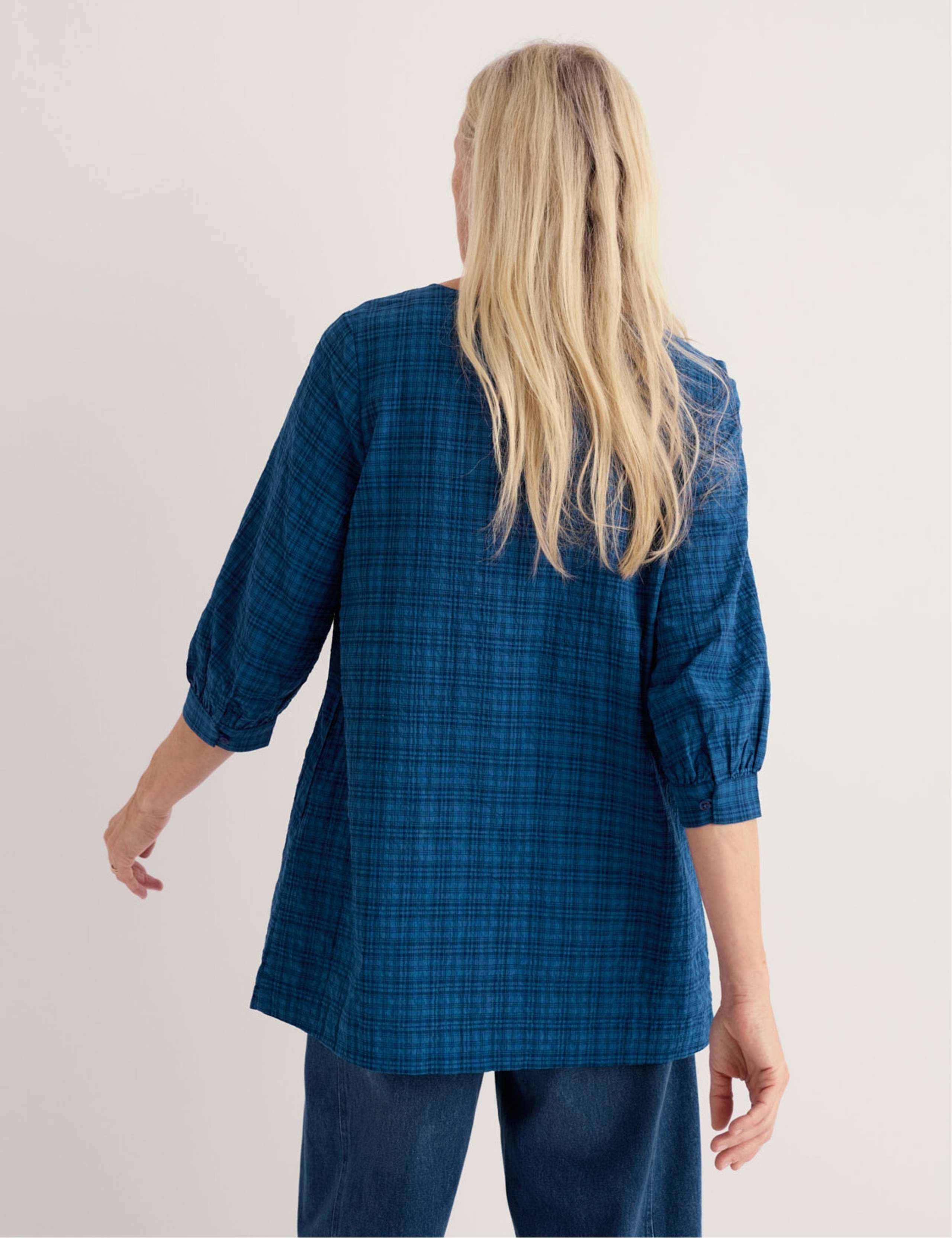 Cotton Rich Checked Tunic 4 of 5