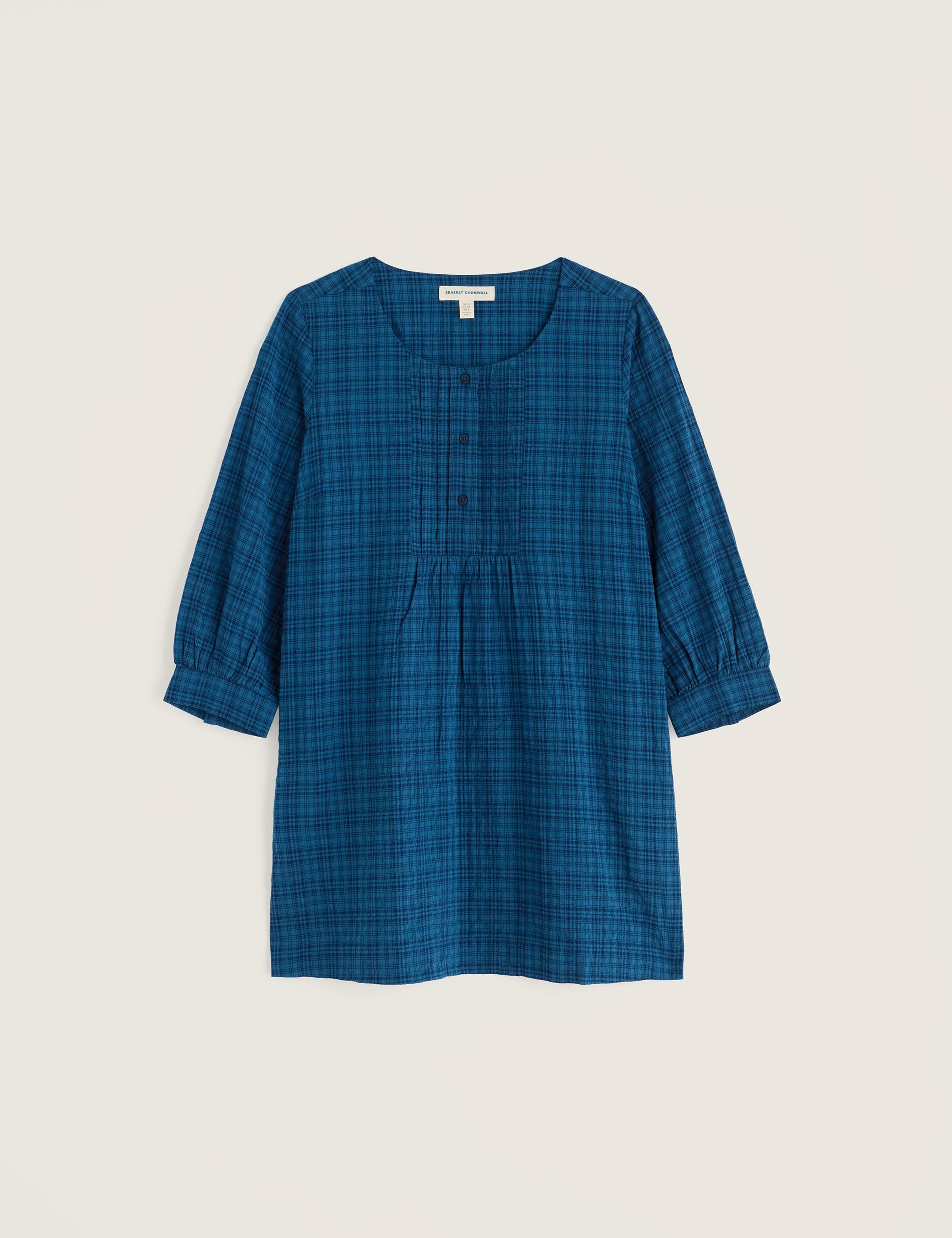 Cotton Rich Checked Tunic 2 of 5