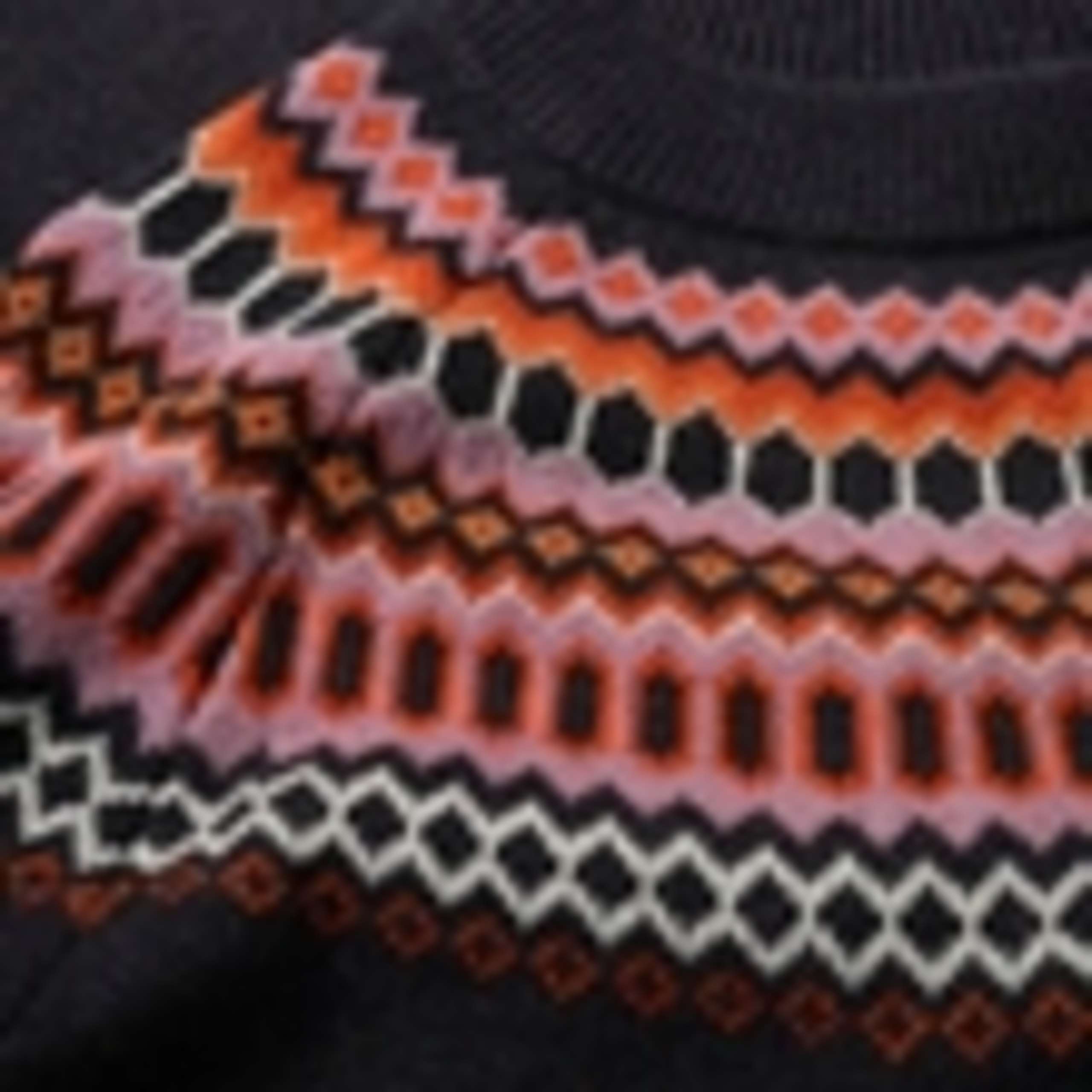 Cotton Blend Jacquard Jumper Dress with Wool 5 of 5