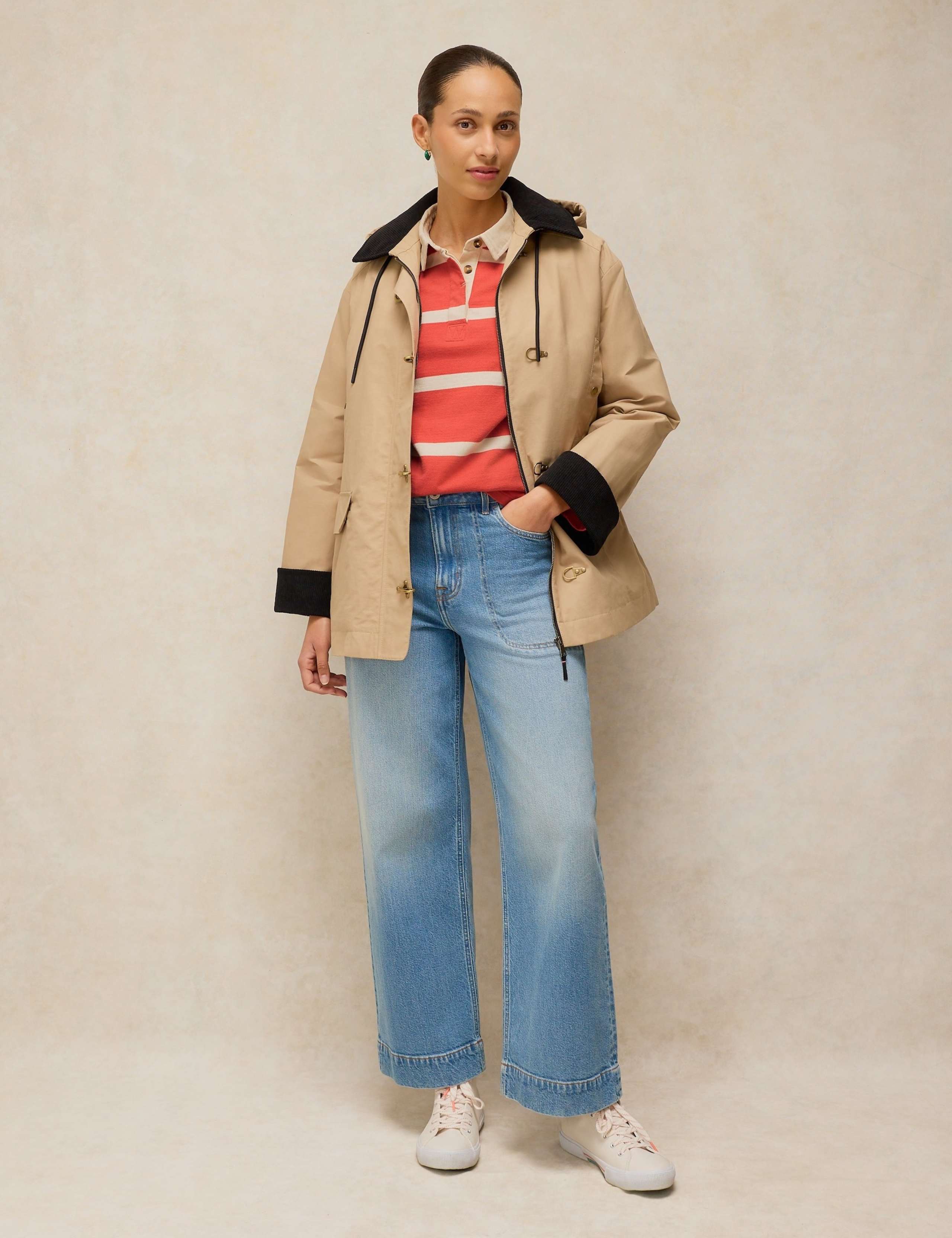 Pure Cotton Striped Rugby Top 3 of 6