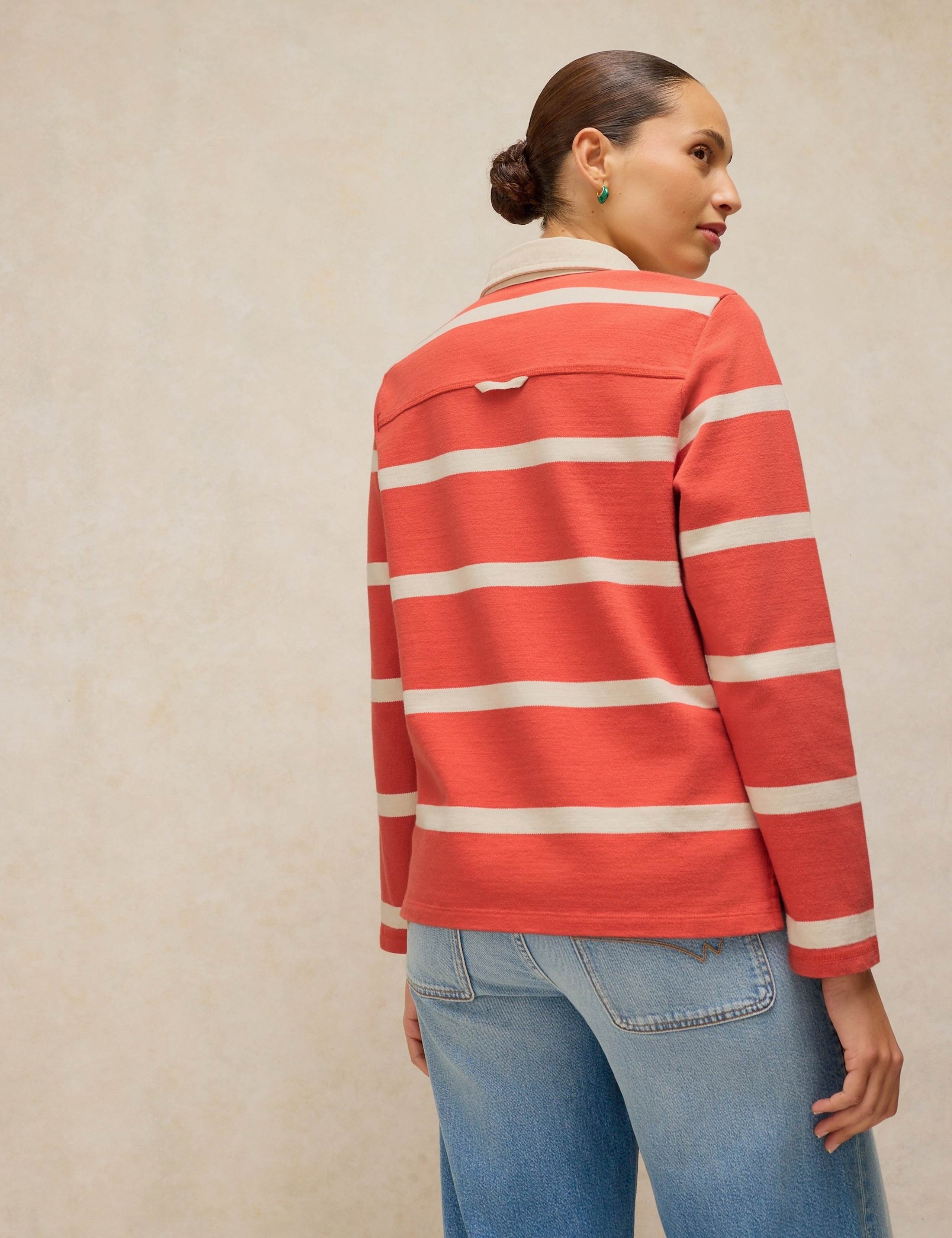 Pure Cotton Striped Rugby Top 4 of 6
