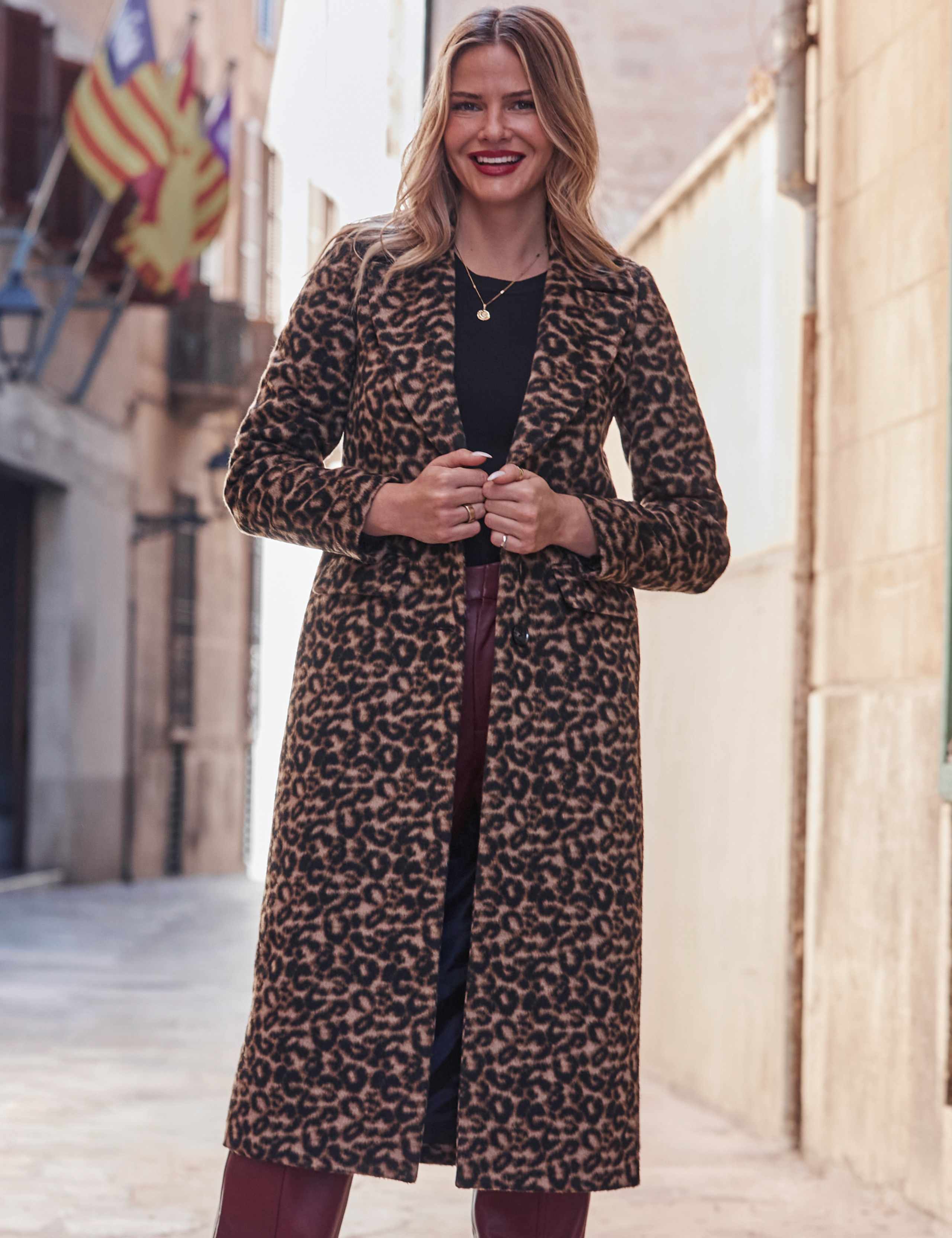 Faux Fur Longline Coat 5 of 6