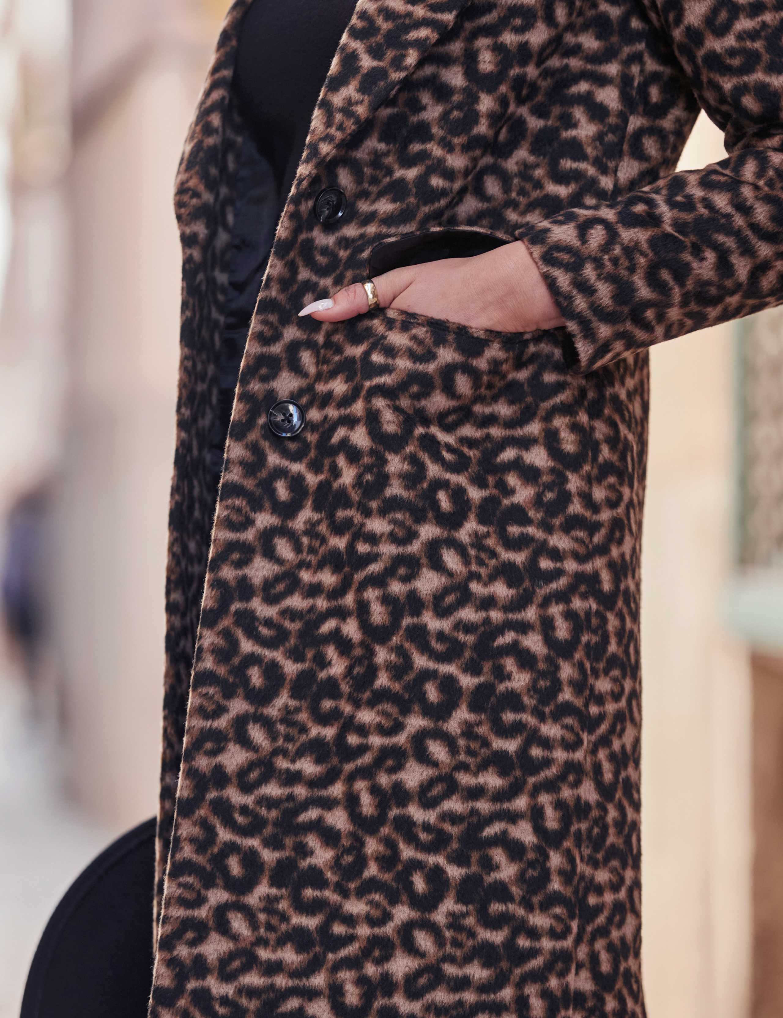 Faux Fur Longline Coat 6 of 6