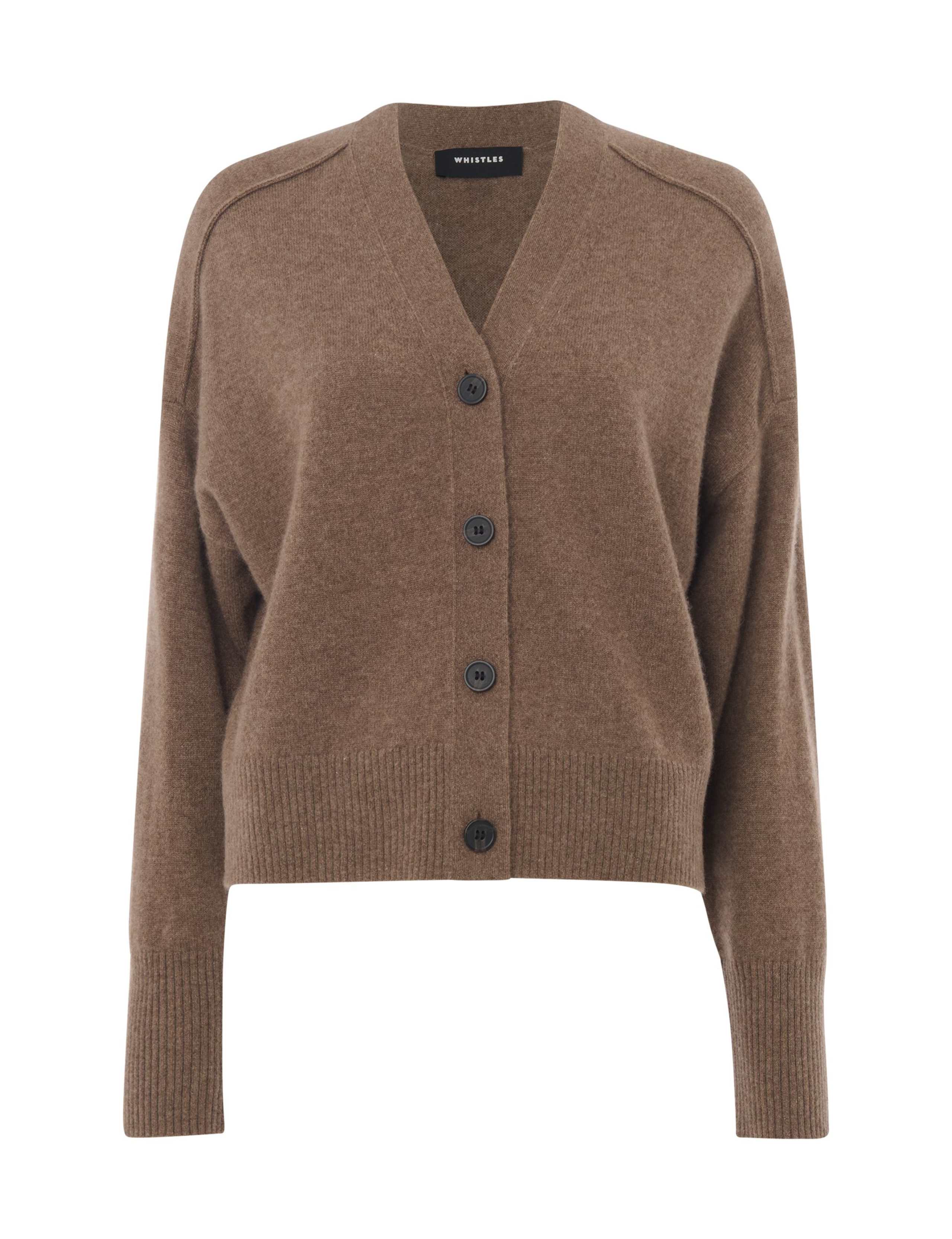 Pure Cashmere V-Neck Button Front Cardigan 2 of 4