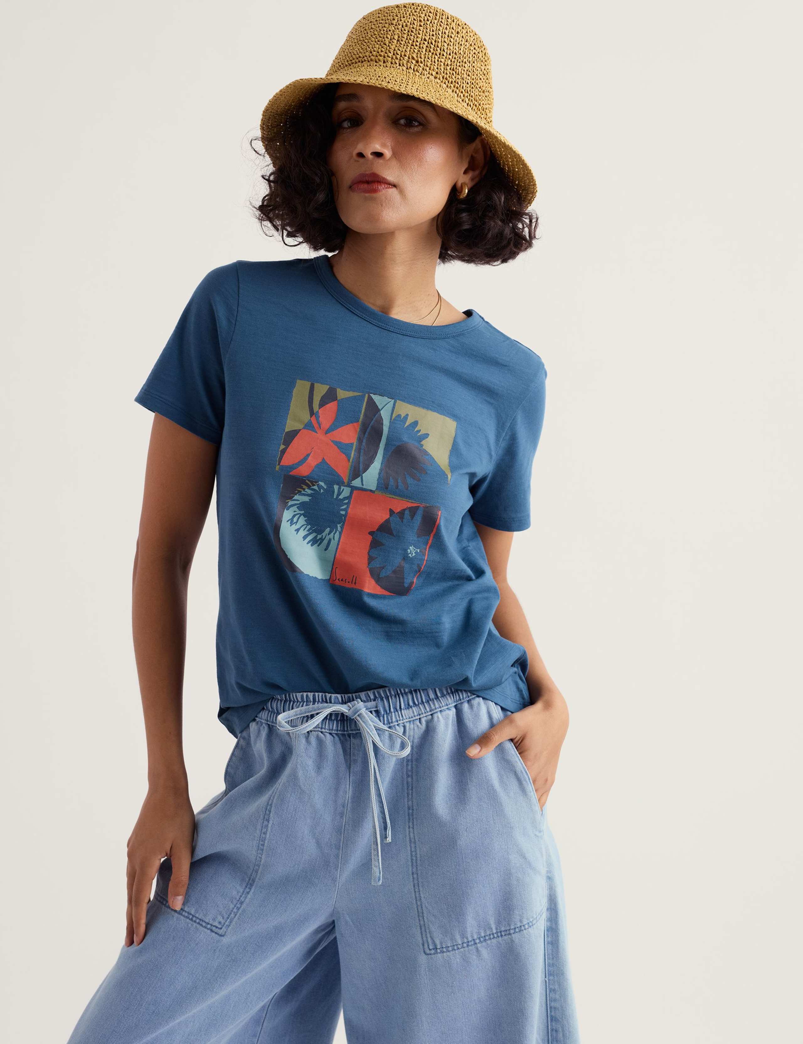 Pure Cotton Printed T-shirt 3 of 5