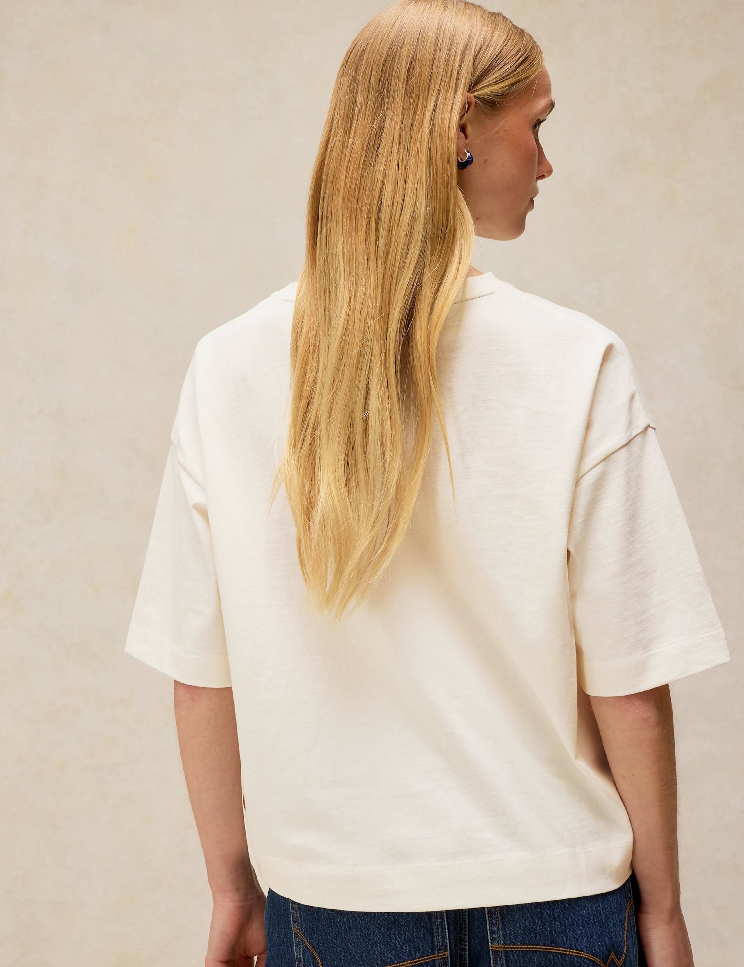 Pure Cotton Embellished T-Shirt 4 of 6