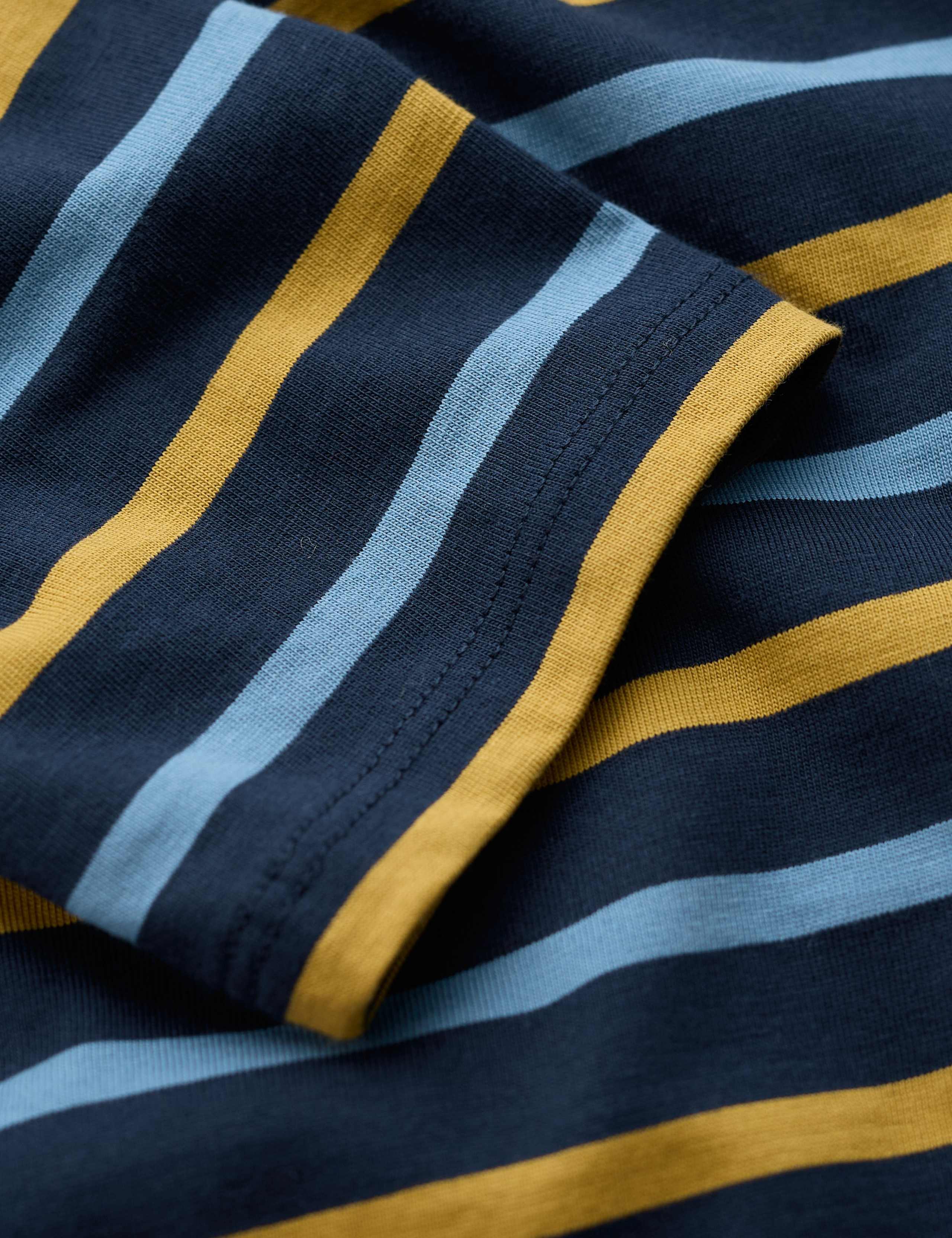 Pure Cotton Striped Crew Neck Top 5 of 5