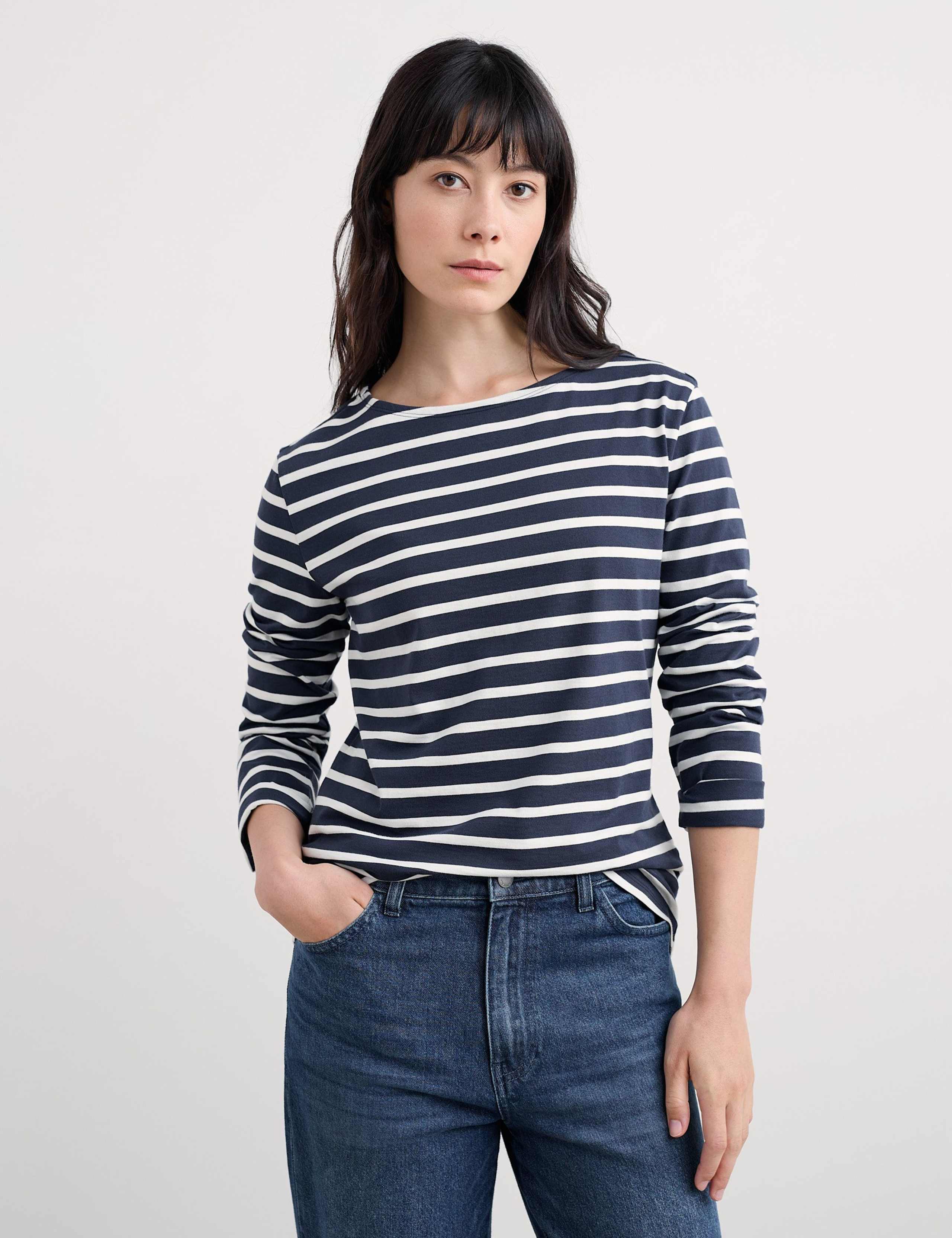 Pure Cotton Striped Top 3 of 5