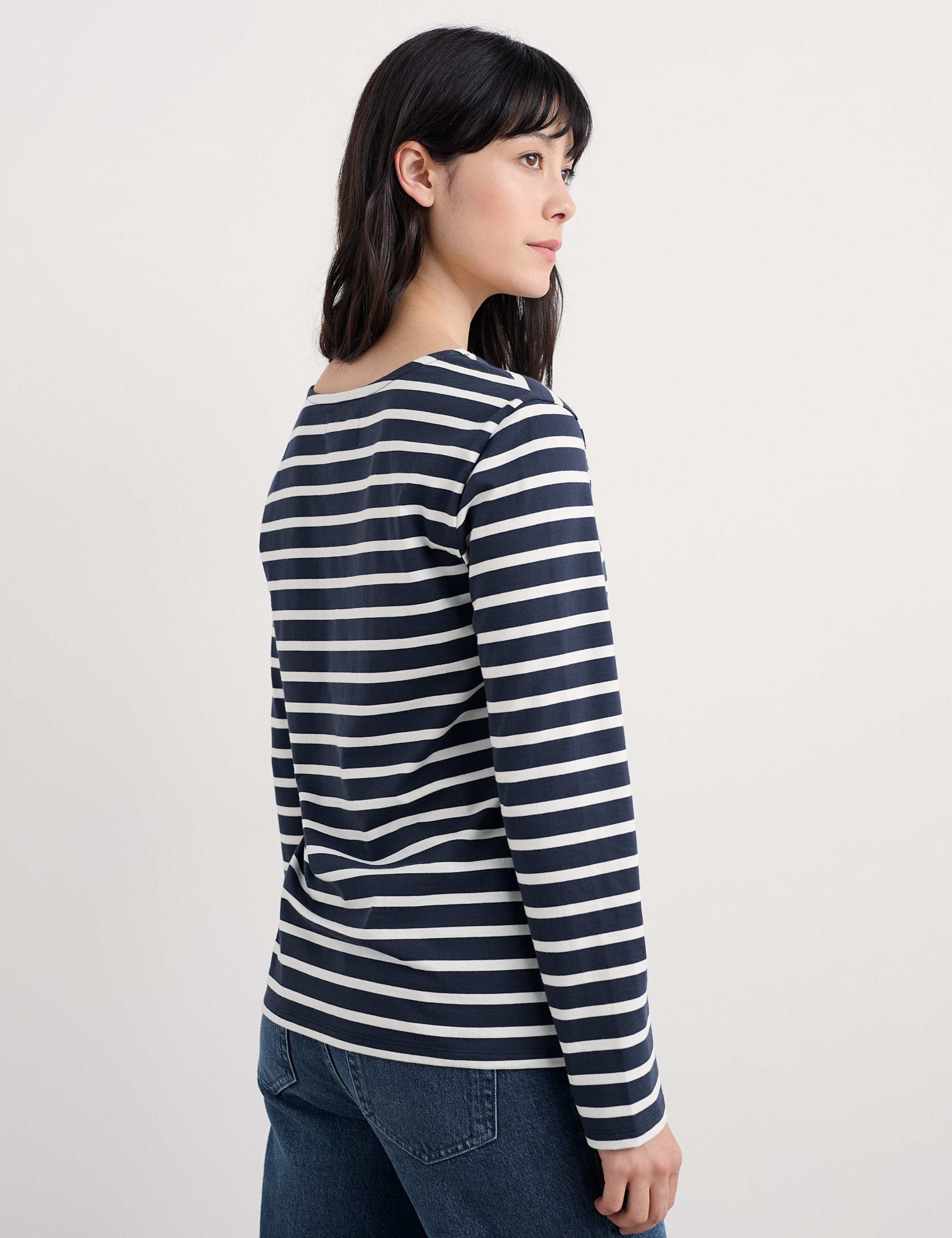Pure Cotton Striped Top 4 of 5