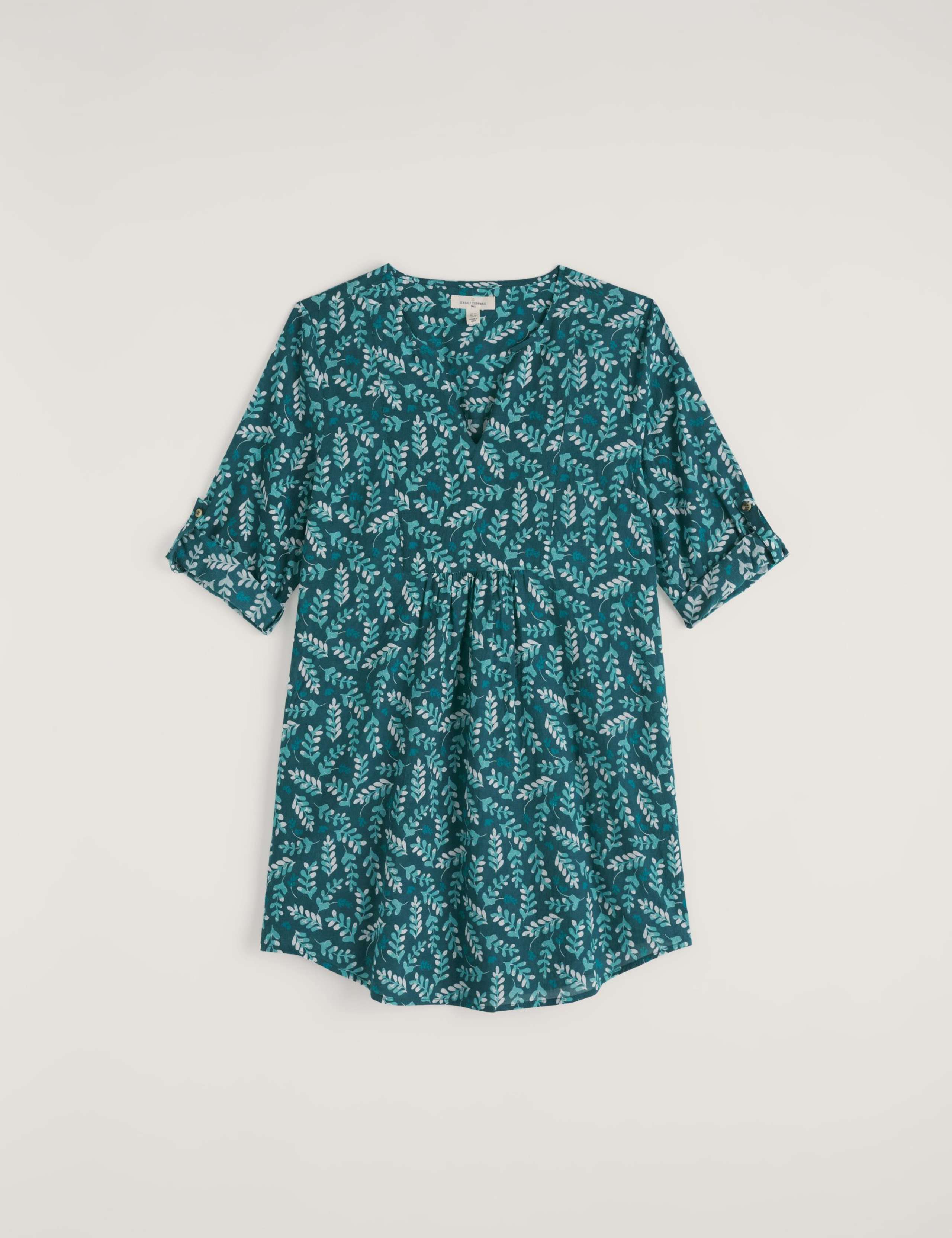 Pure Cotton Floral Tunic 2 of 5