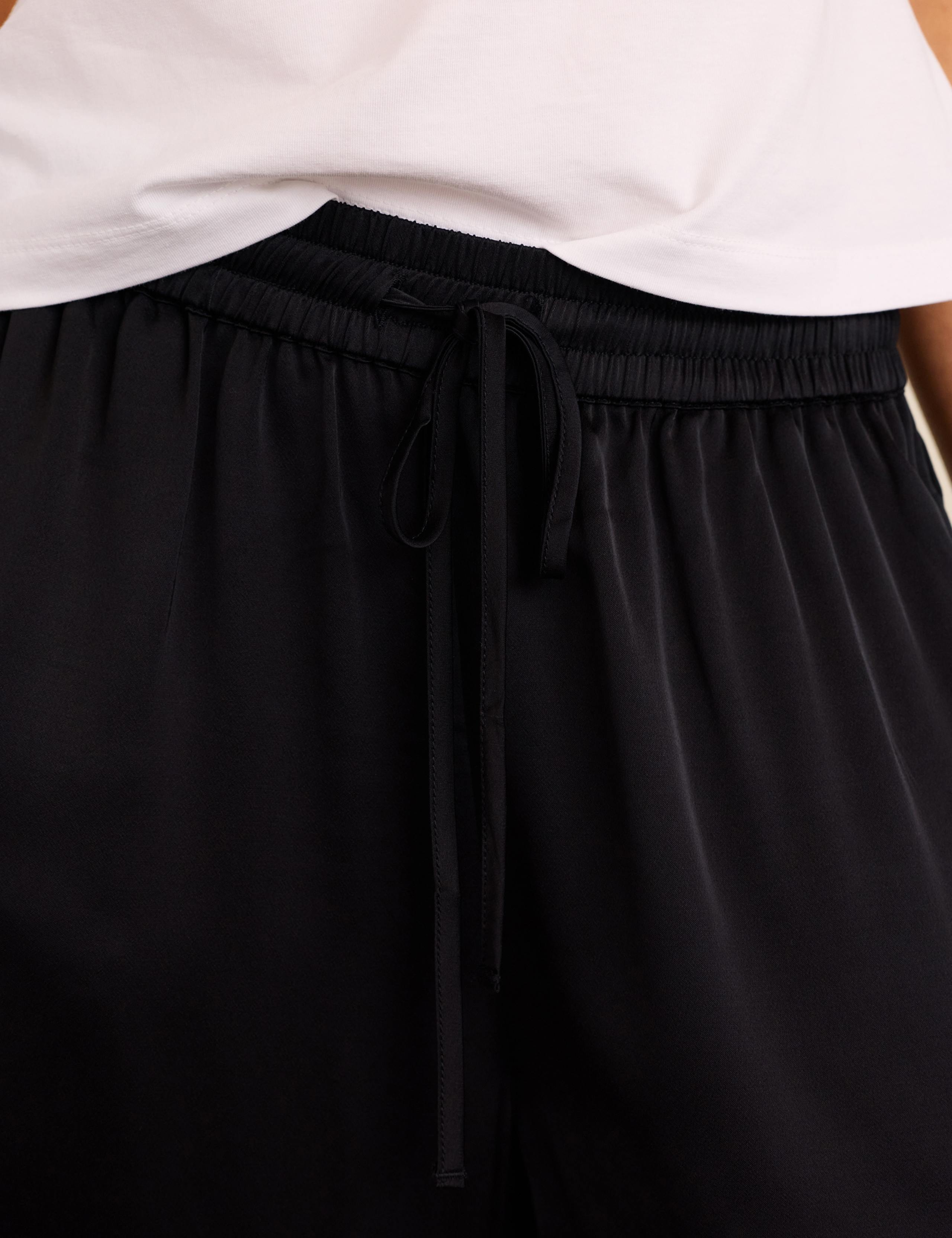Satin Balloon Ankle Grazer Trousers 3 of 6