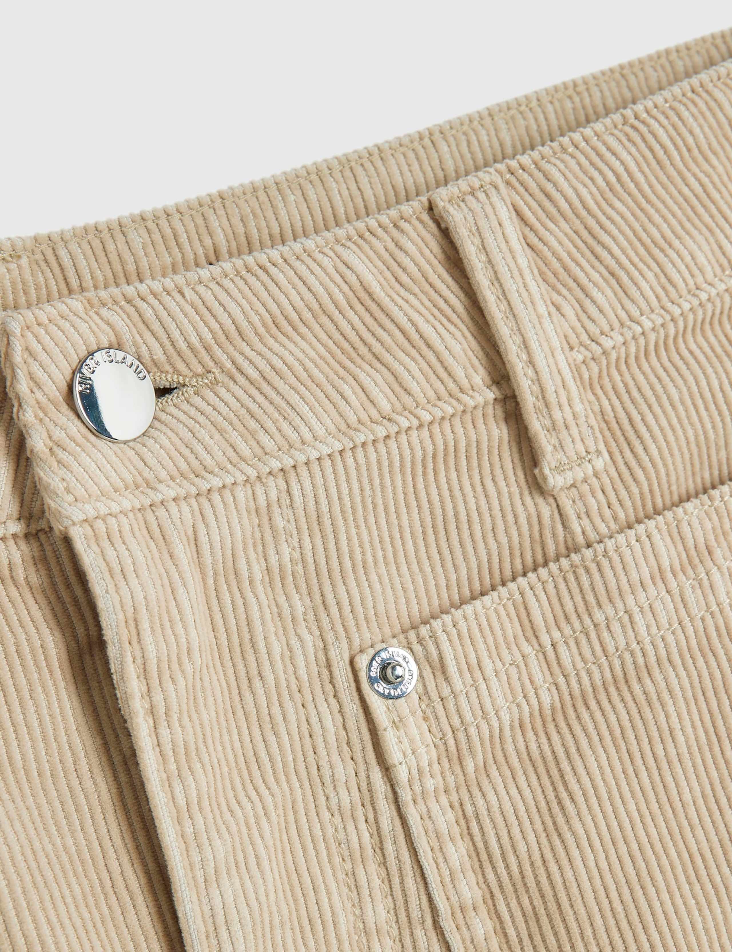 Cord Textured Midi Pencil Skirt 5 of 6