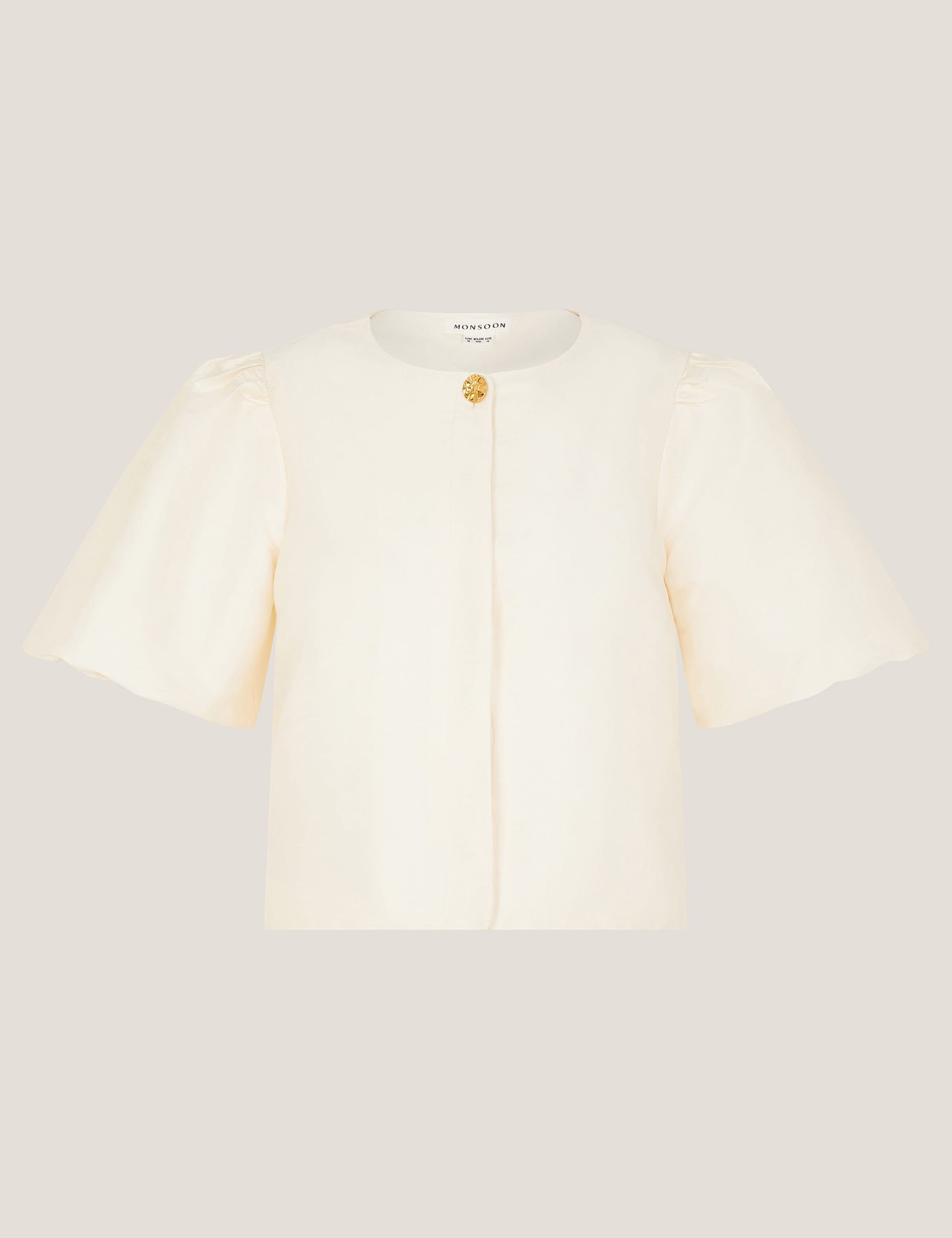 Short Puff Sleeve Jacket 2 of 5