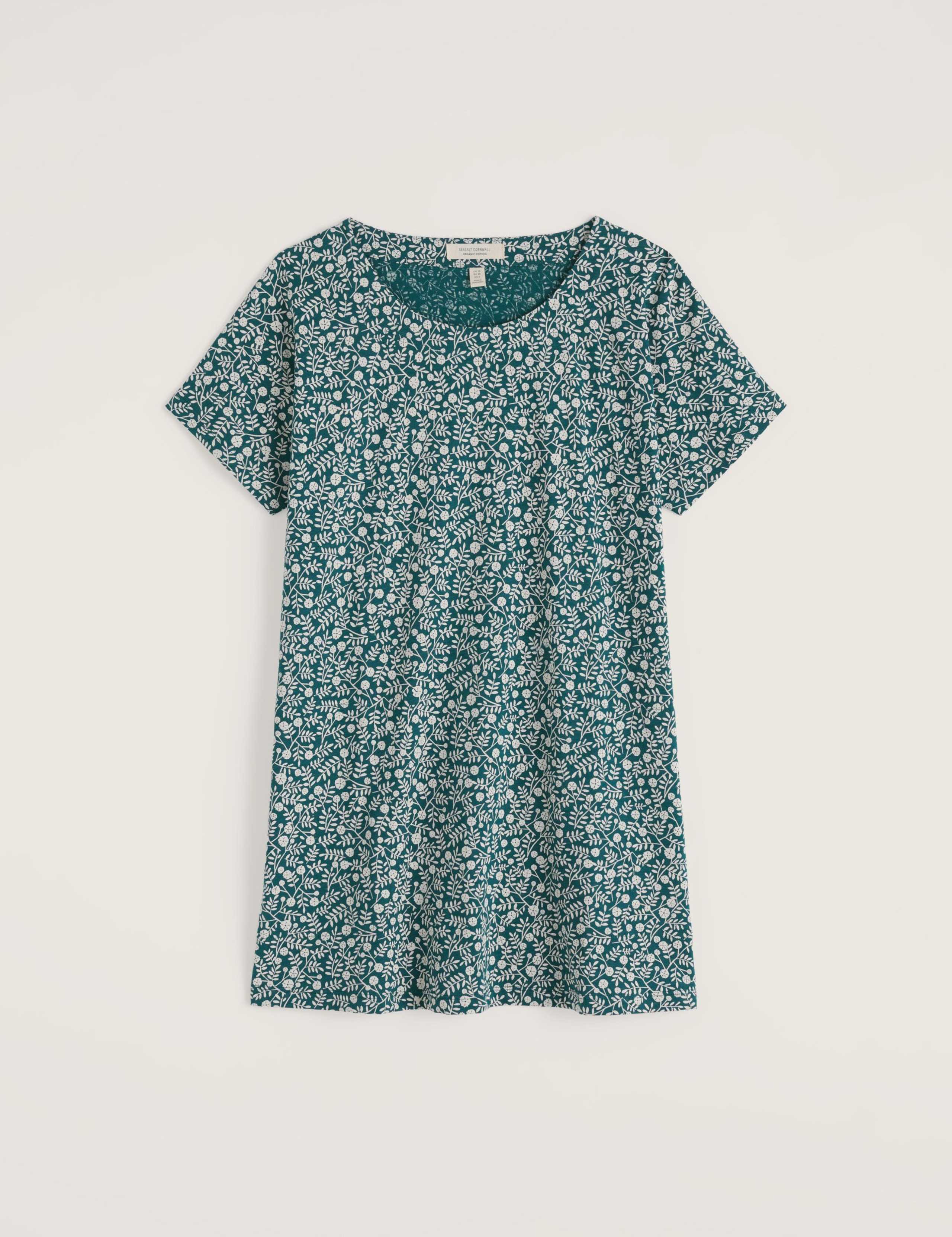 Pure Cotton Jersey Floral Tunic 2 of 5