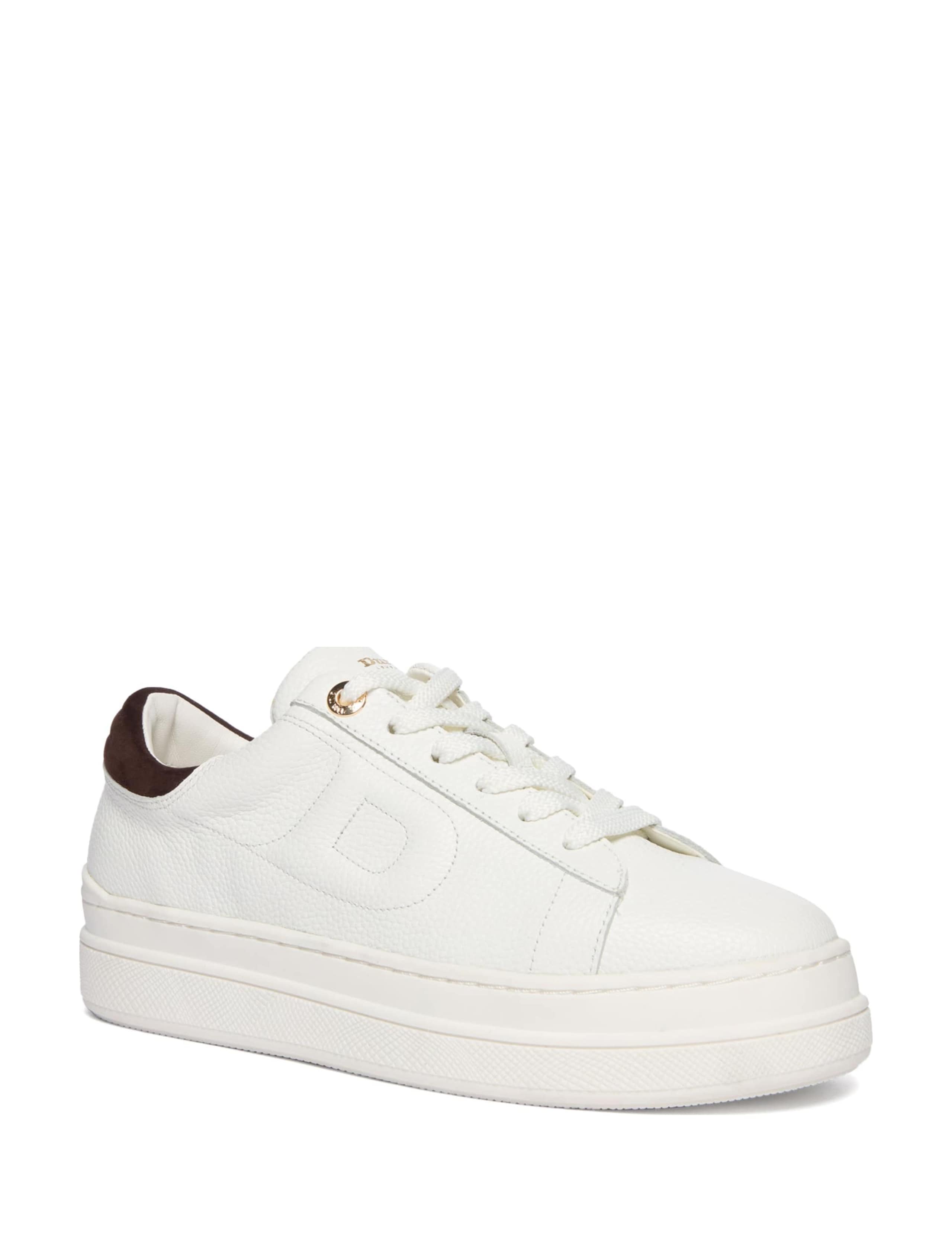 Leather Side Detail Flatform Trainers 3 of 5
