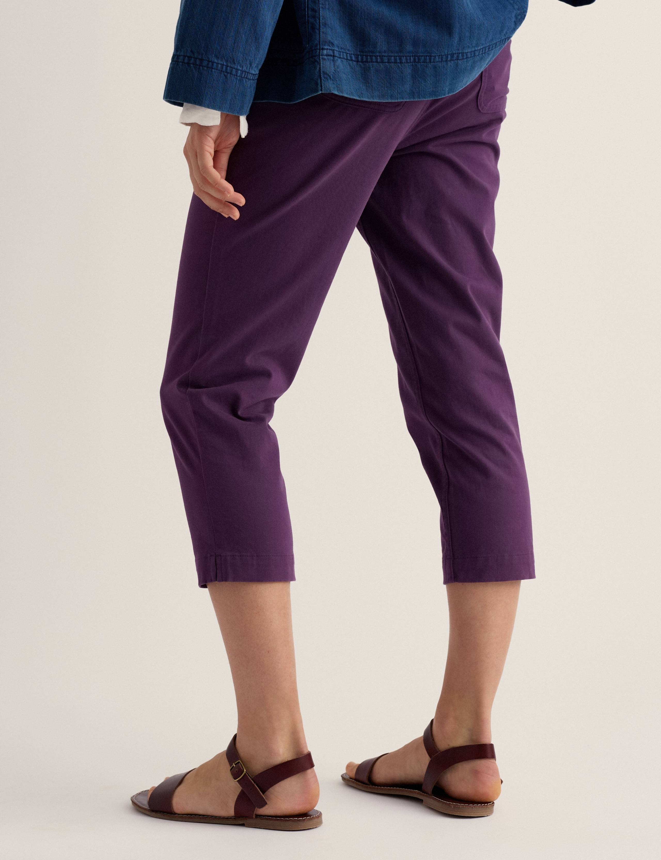 Cotton Rich Slim Fit Cropped Chinos 4 of 5