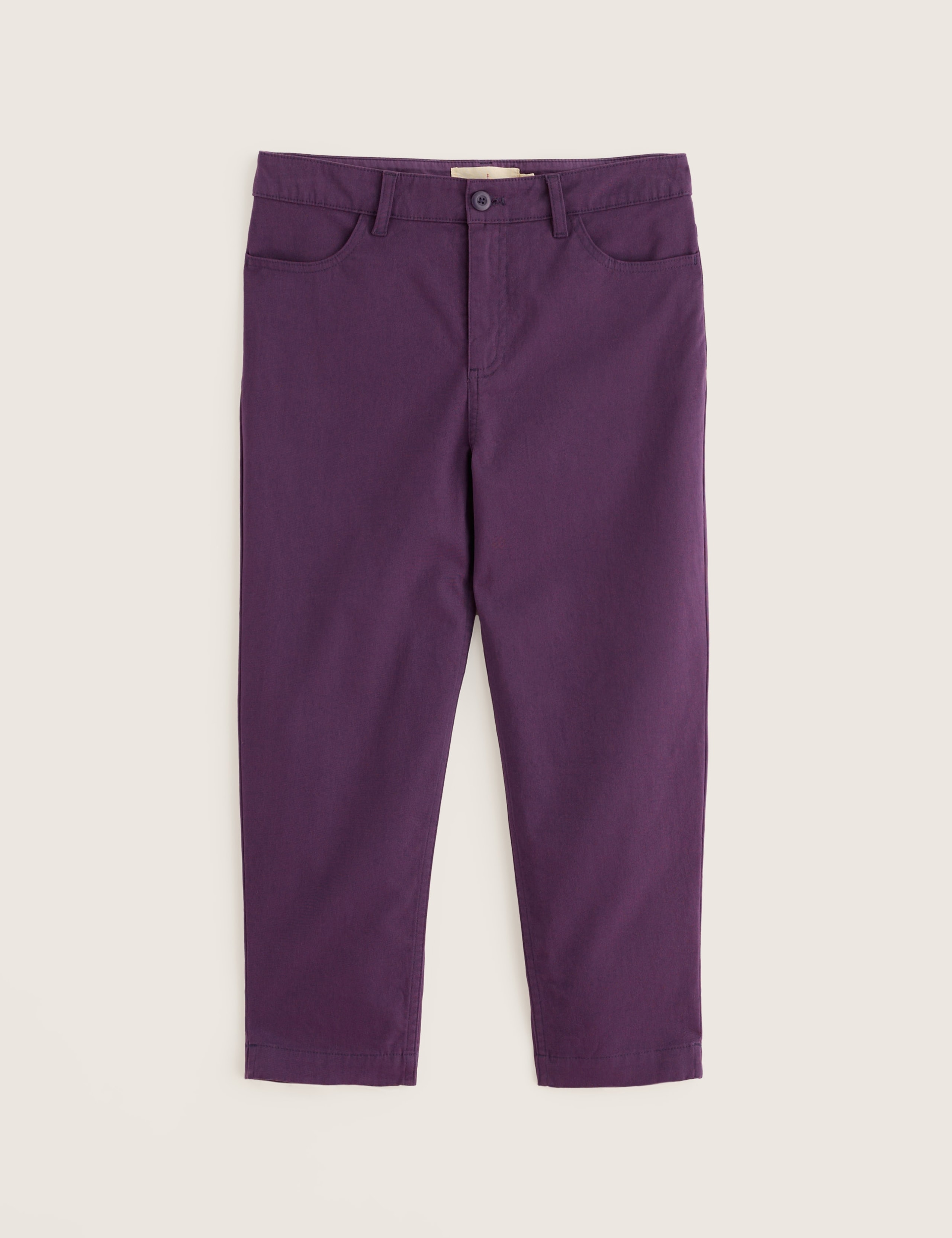 Cotton Rich Slim Fit Cropped Chinos 2 of 5
