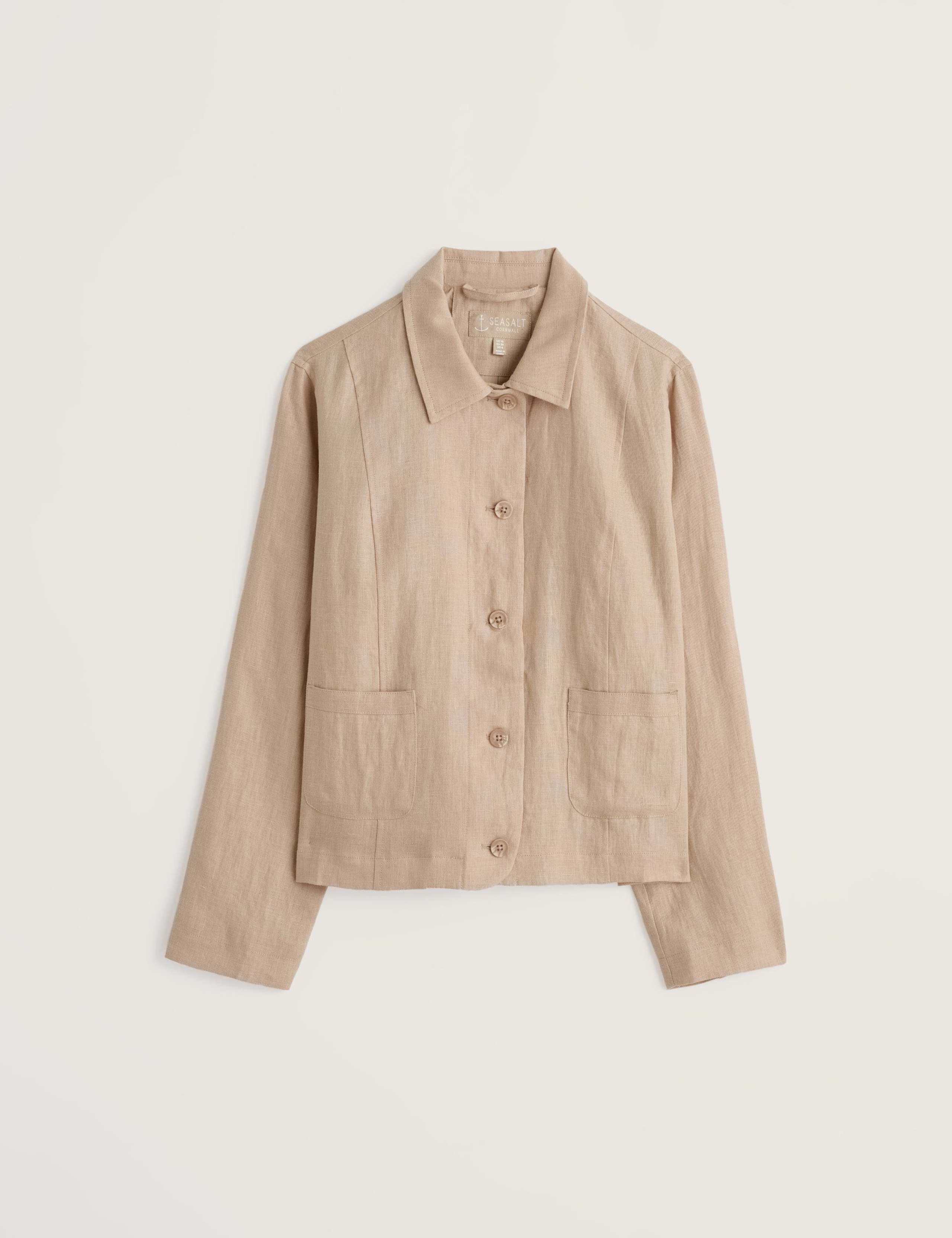Pure Linen Relaxed Lightweight Jacket 2 of 5