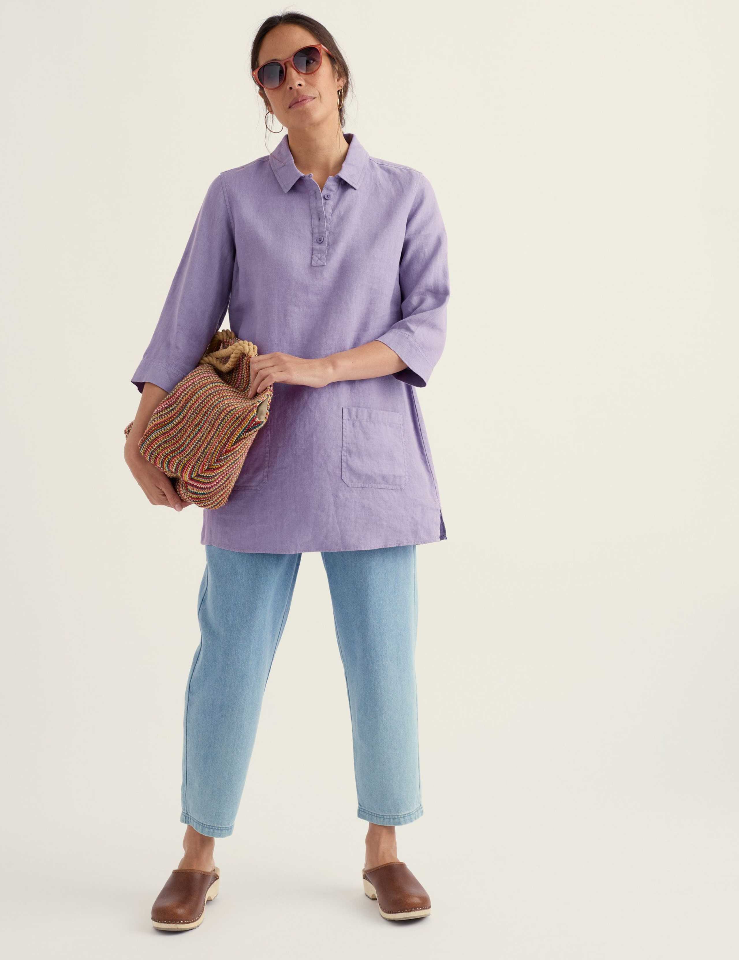 Pure Linen Oversized Tunic 1 of 5