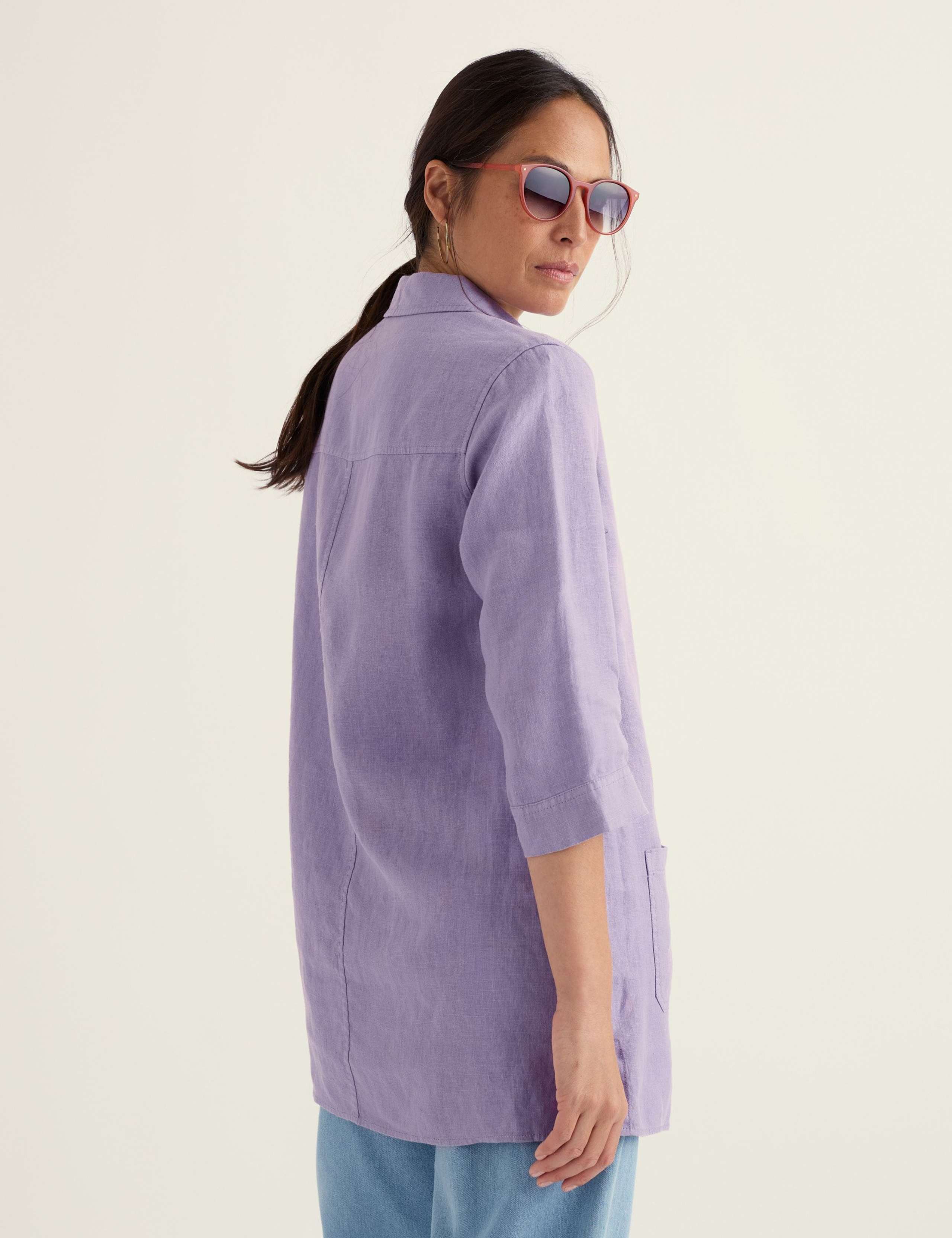Pure Linen Oversized Tunic 4 of 5