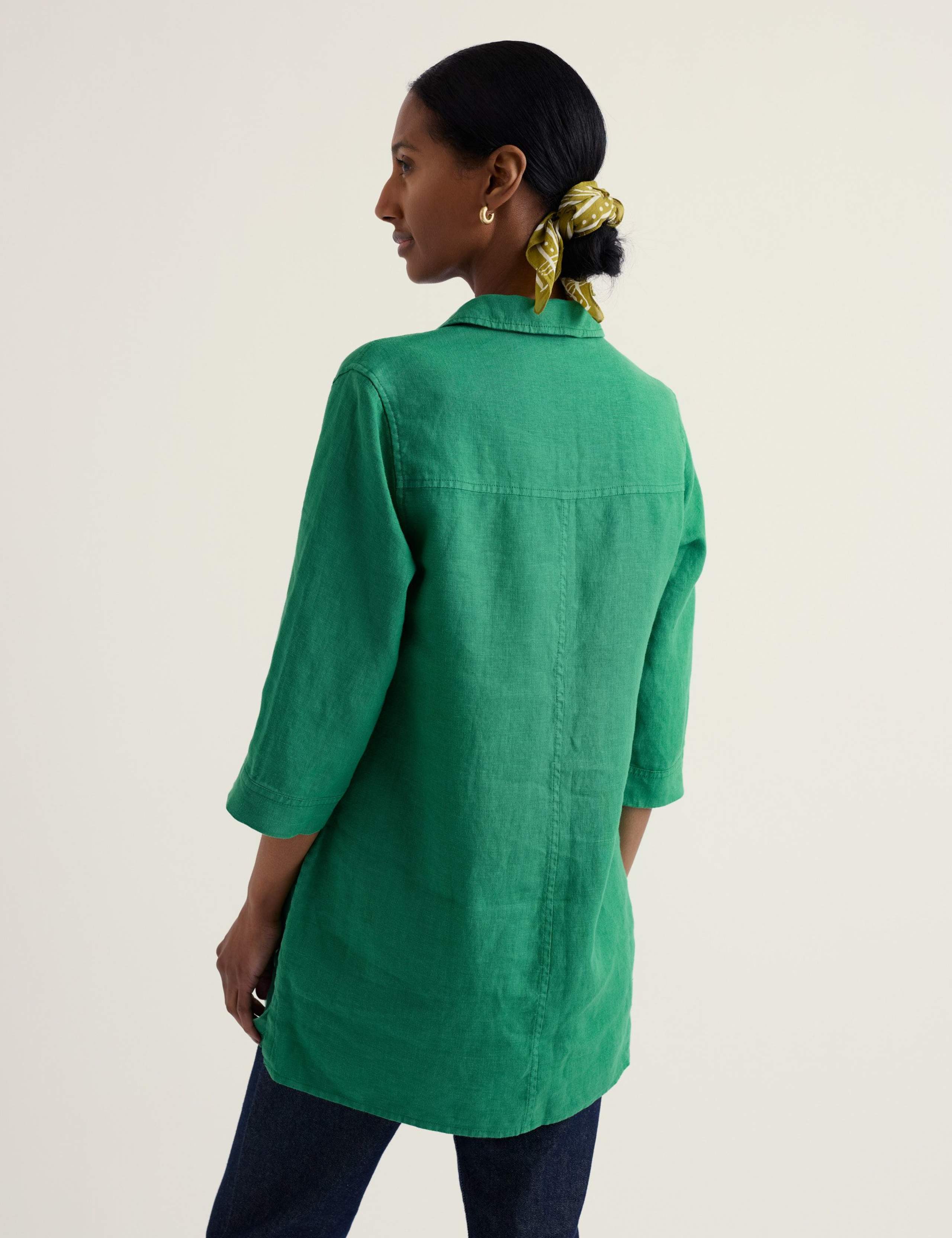 Pure Linen Oversized Tunic 4 of 5