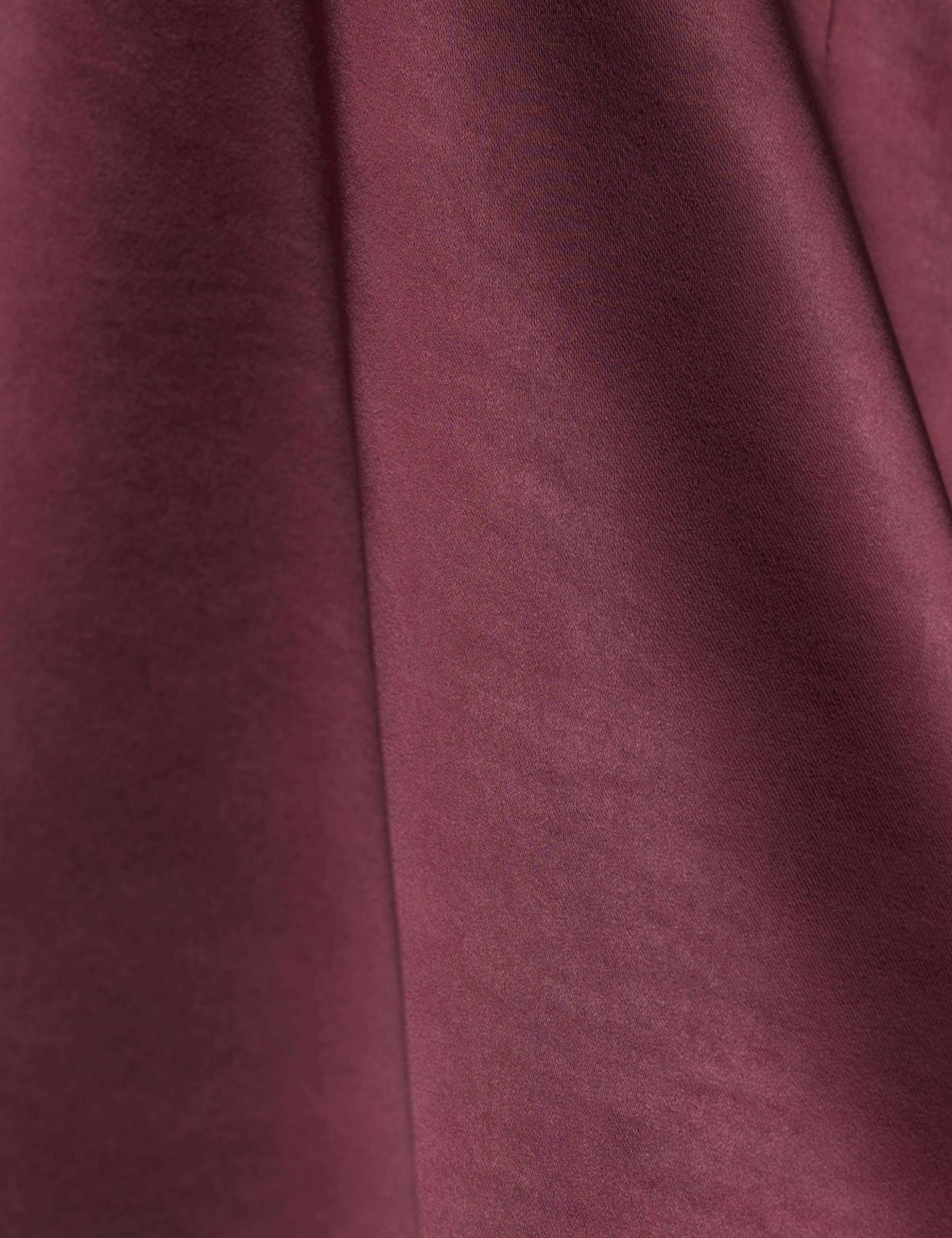 Satin Midi Pencil Skirt 3 of 6
