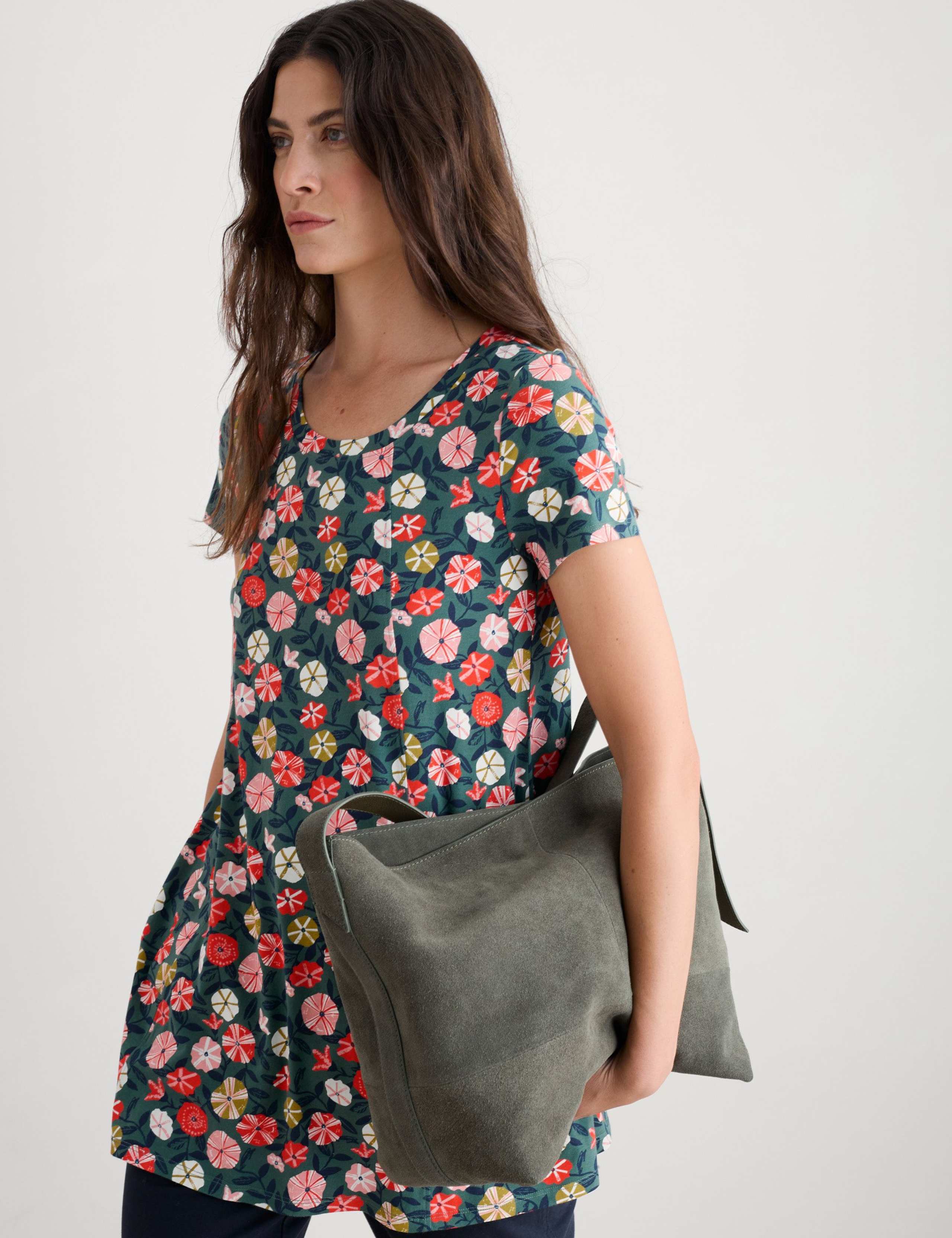 Cotton Rich Floral Tunic 4 of 5