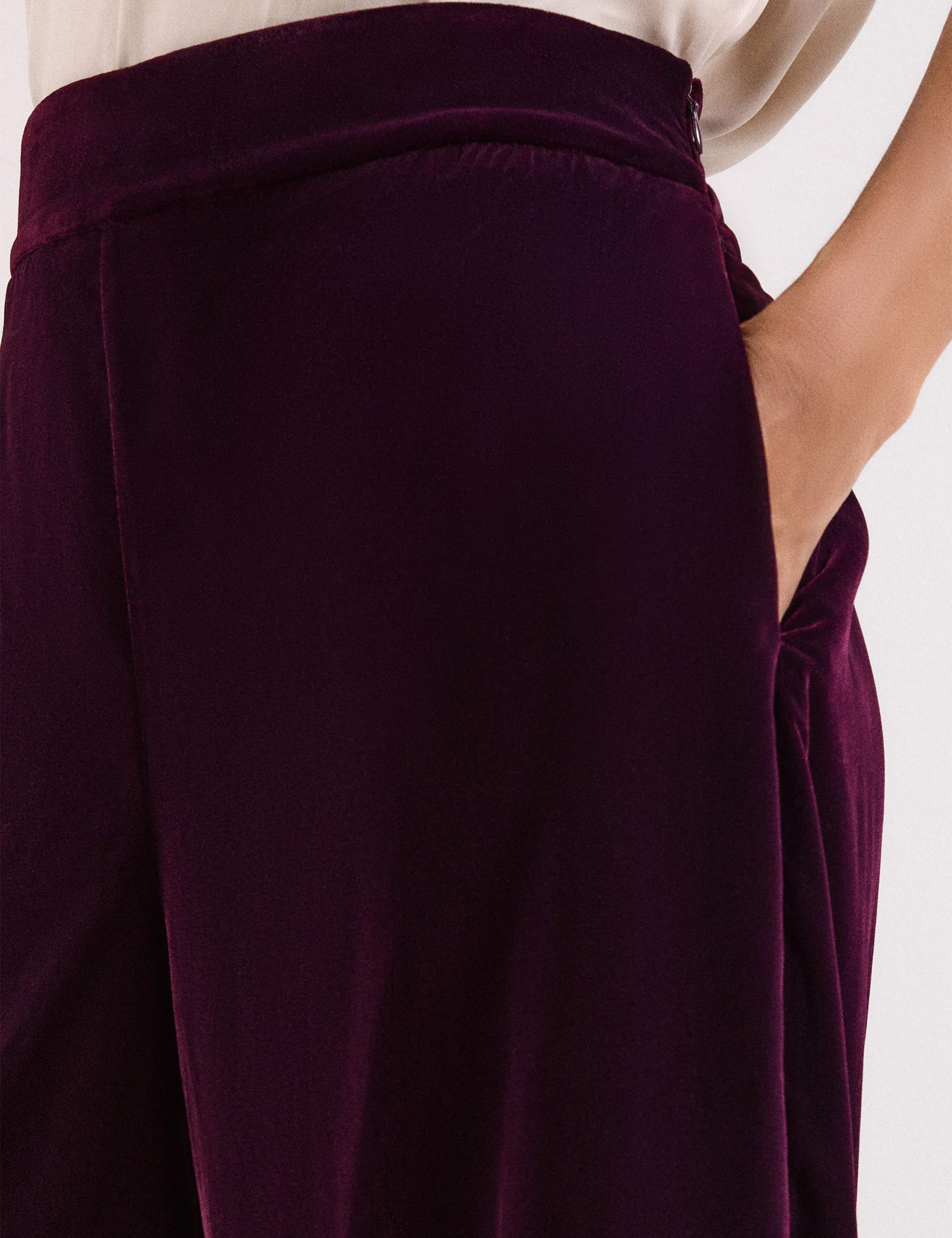 Velvet Wide Leg Trousers 5 of 5
