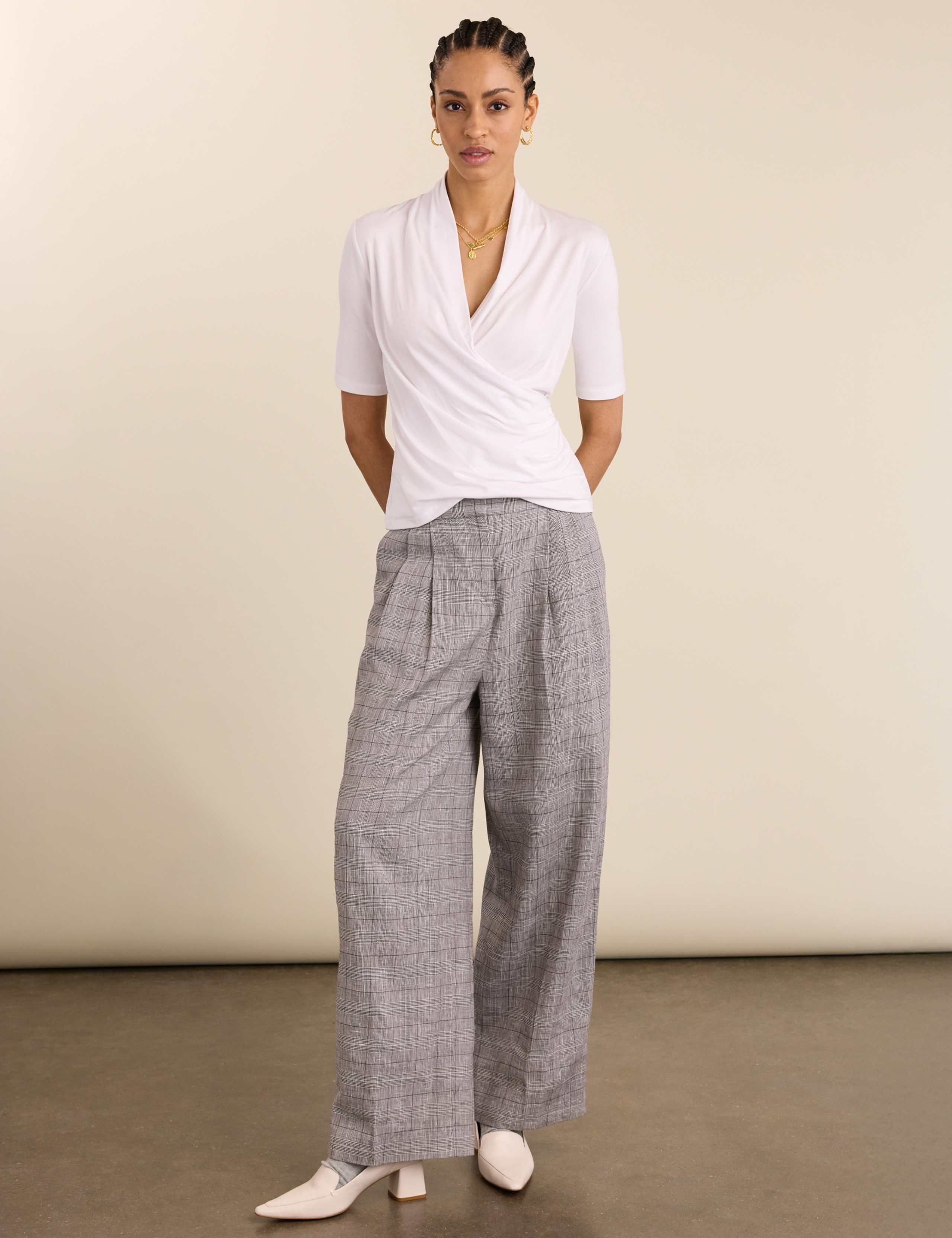 Jersey V-Neck Wrap Top 2 of 2