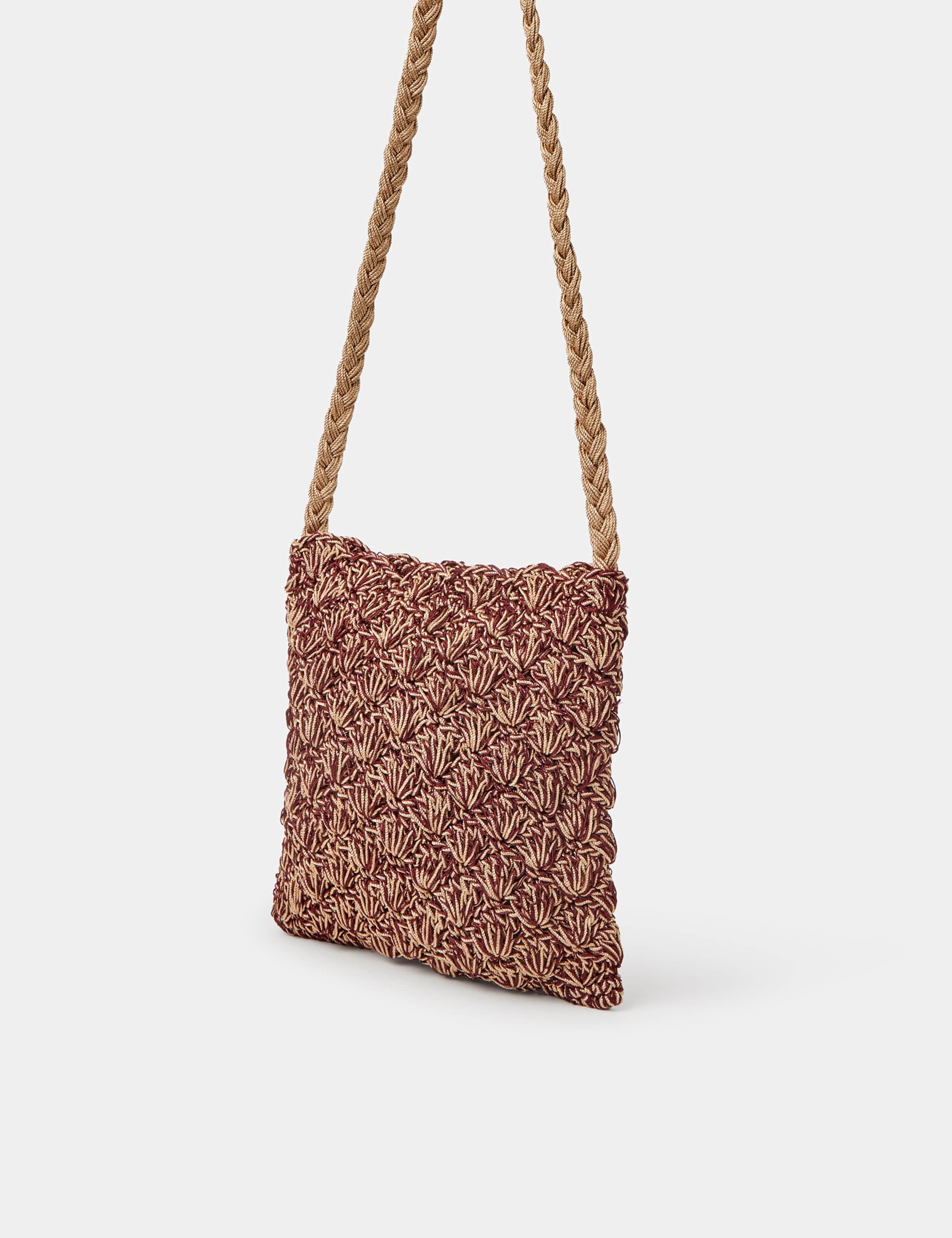 Metallic Woven Cross Body Bag 3 of 5