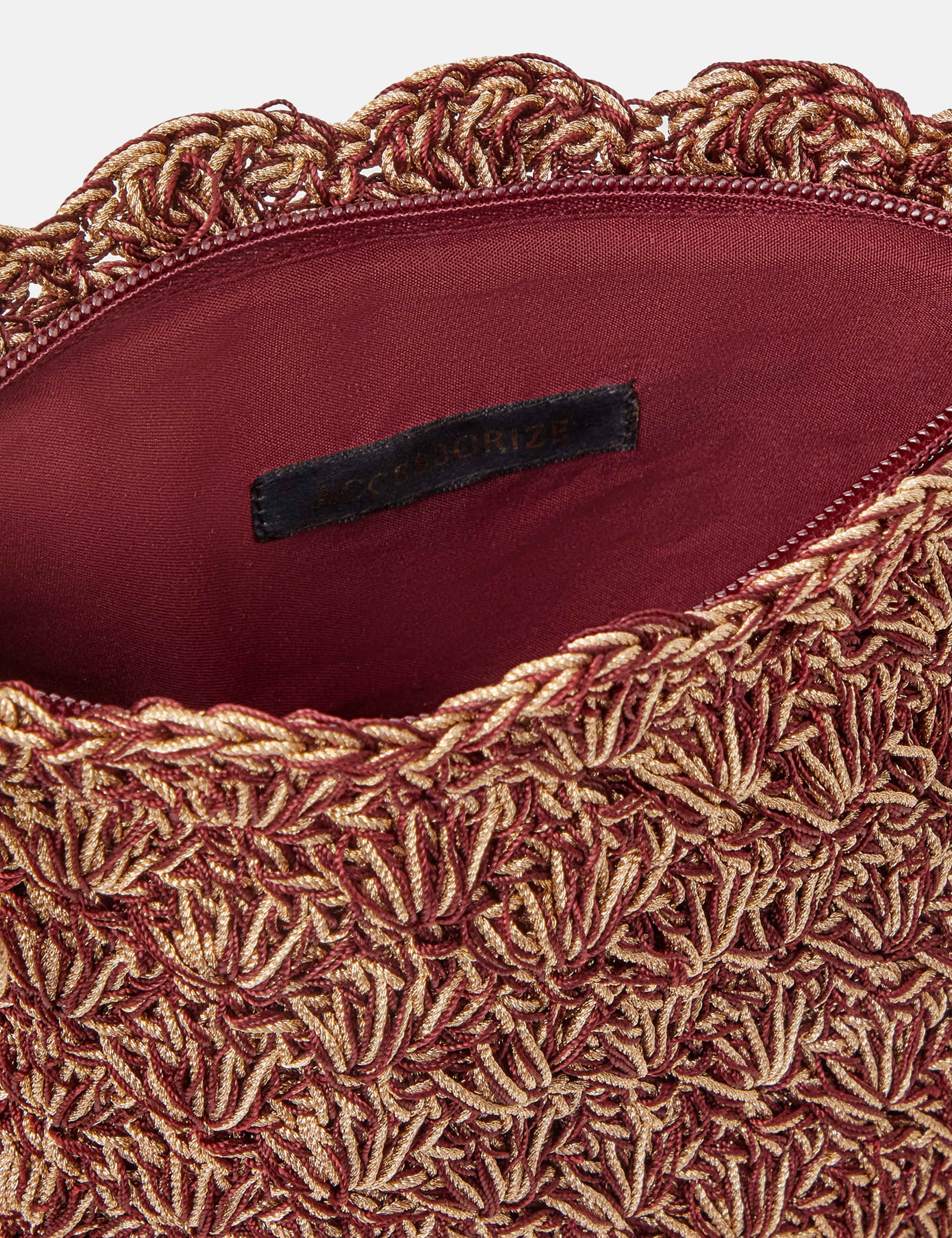Metallic Woven Cross Body Bag 5 of 5