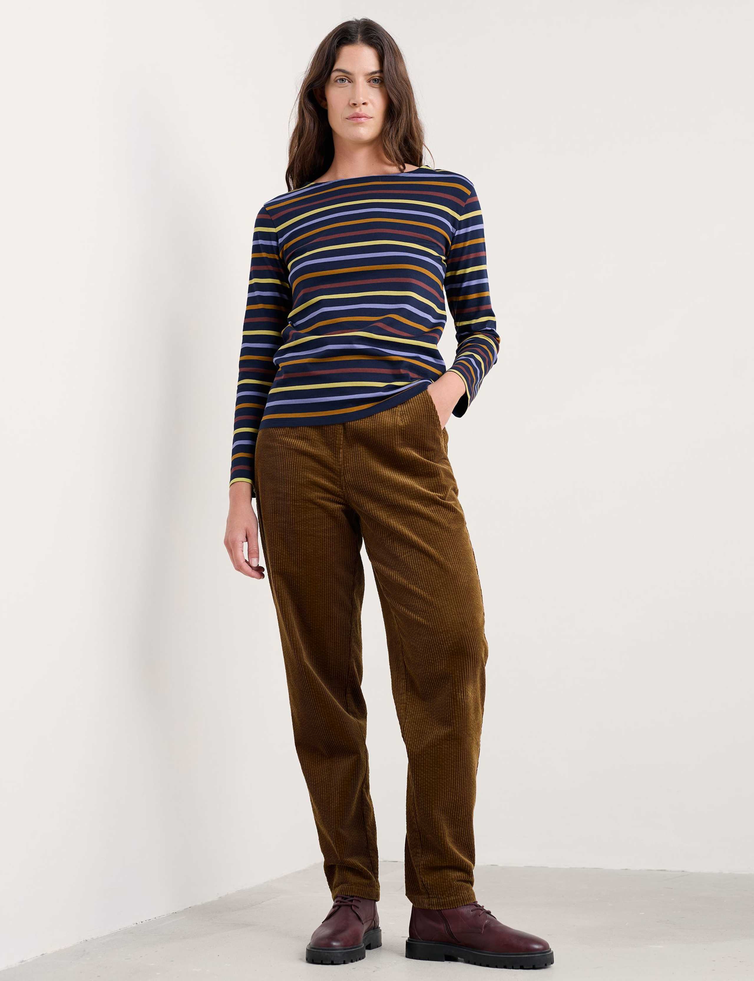 Pure Cotton Striped Top 3 of 5