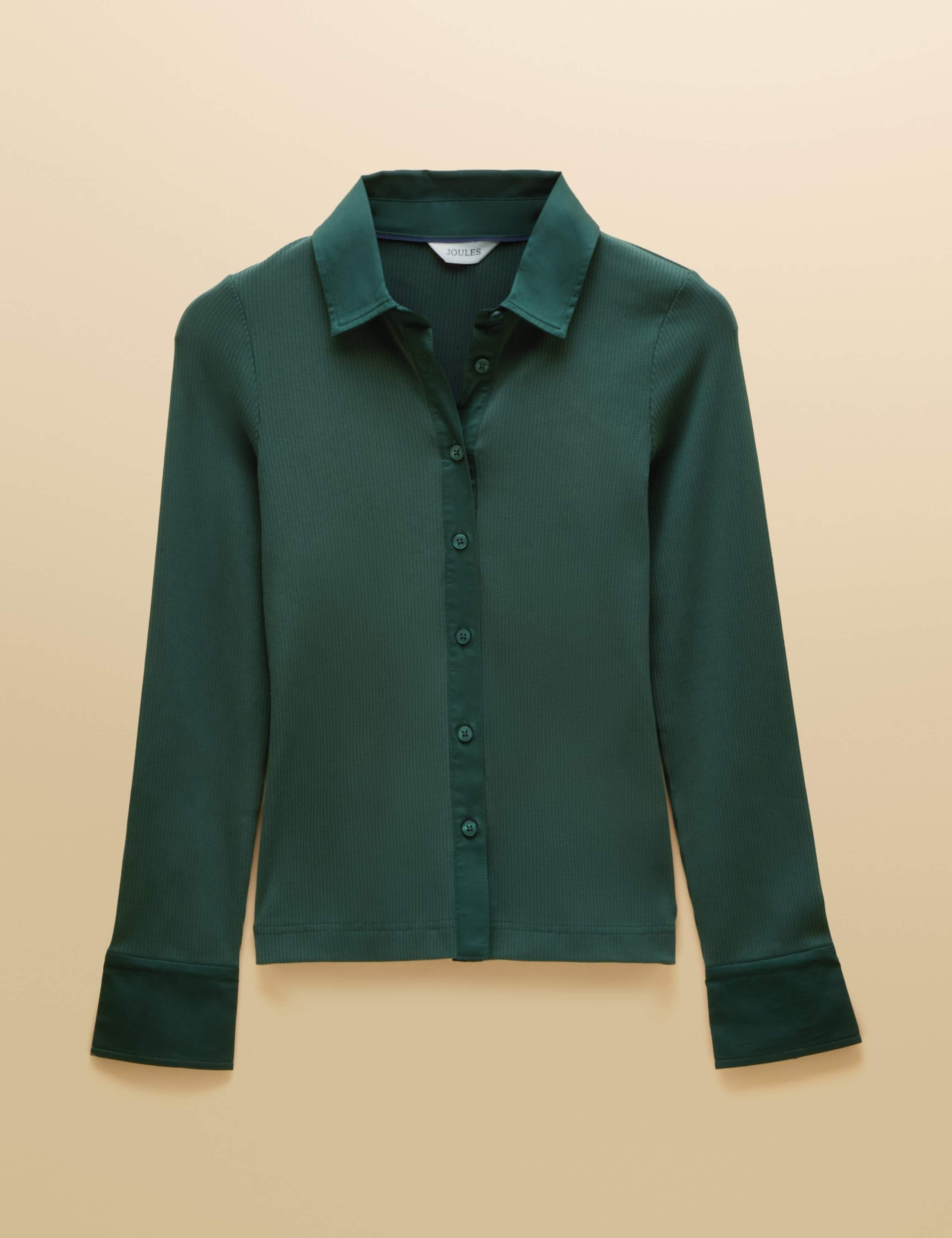 Cotton Rich Ribbed Jersey Shirt 7 of 8