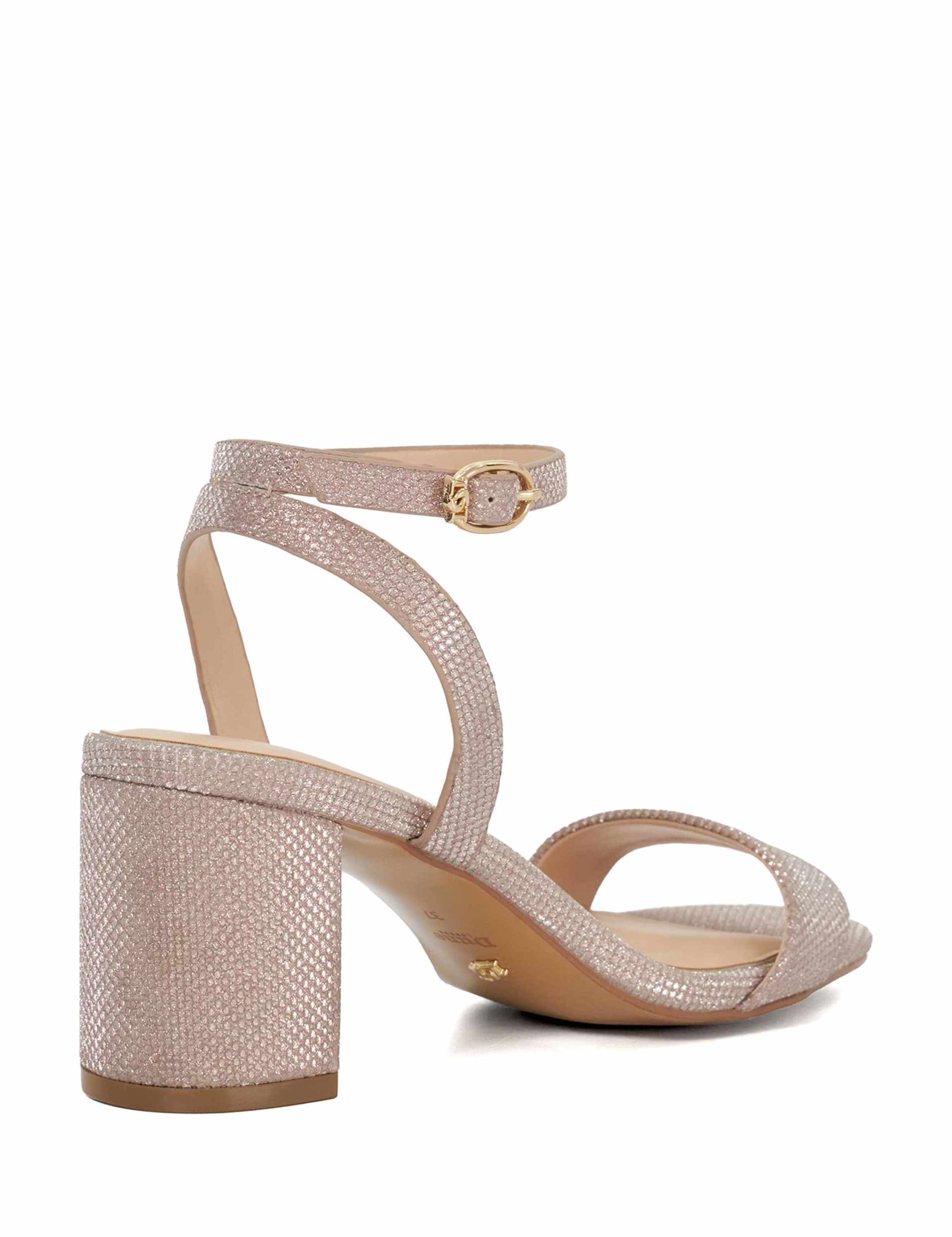 Leather Ankle Strap Block Heel Sandals 5 of 6