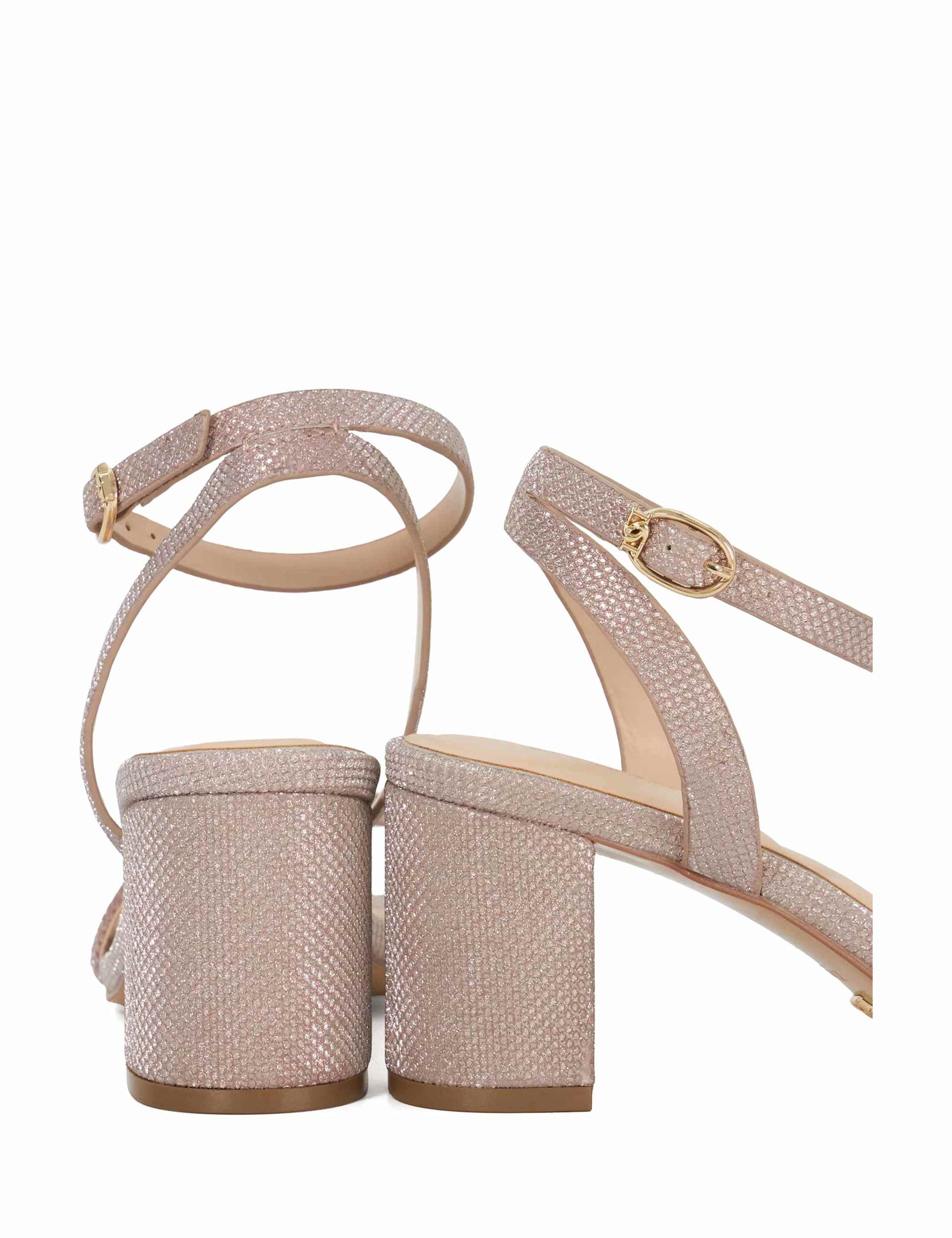 Leather Ankle Strap Block Heel Sandals 6 of 6