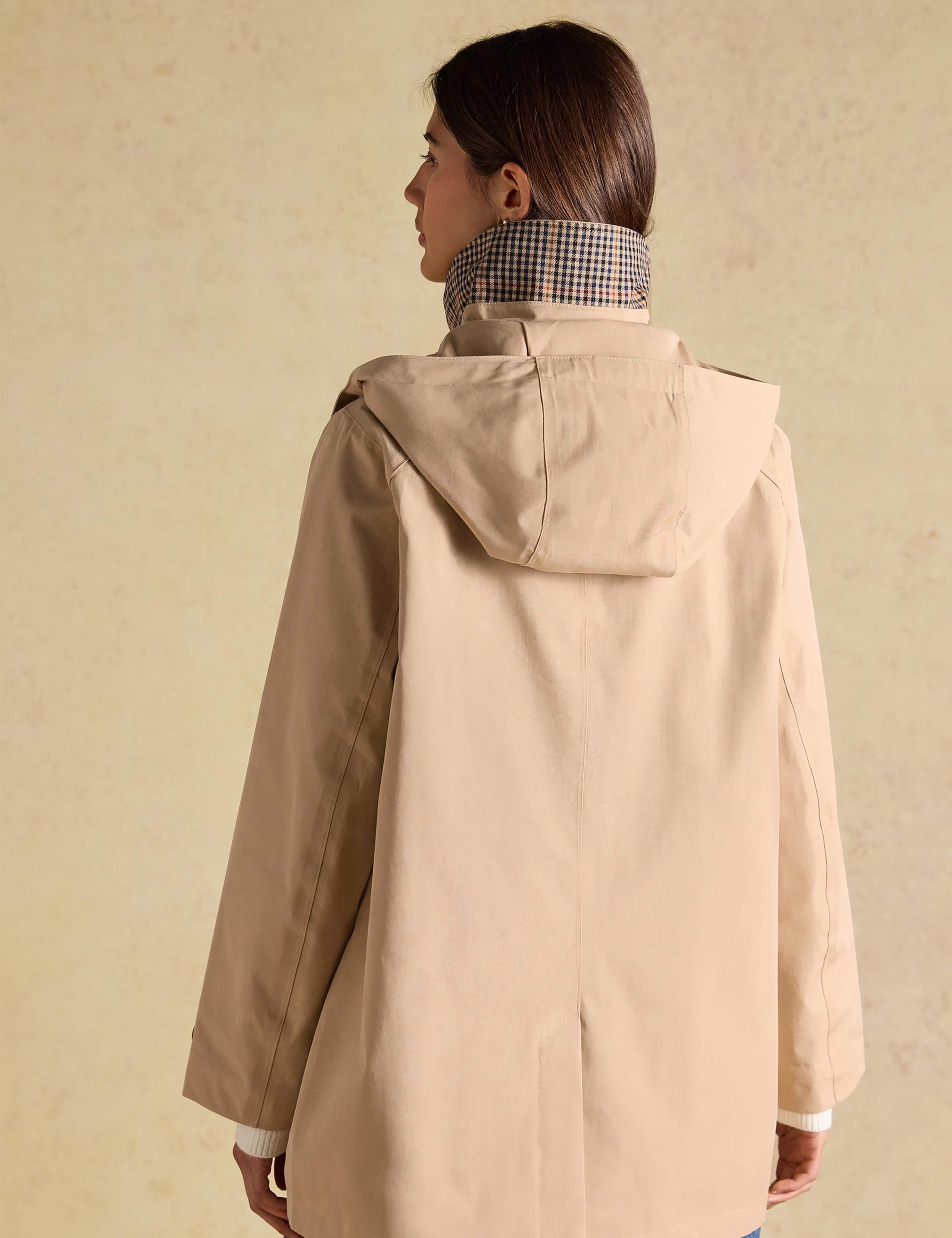 Cotton Rich Waterproof Hooded Raincoat 5 of 11