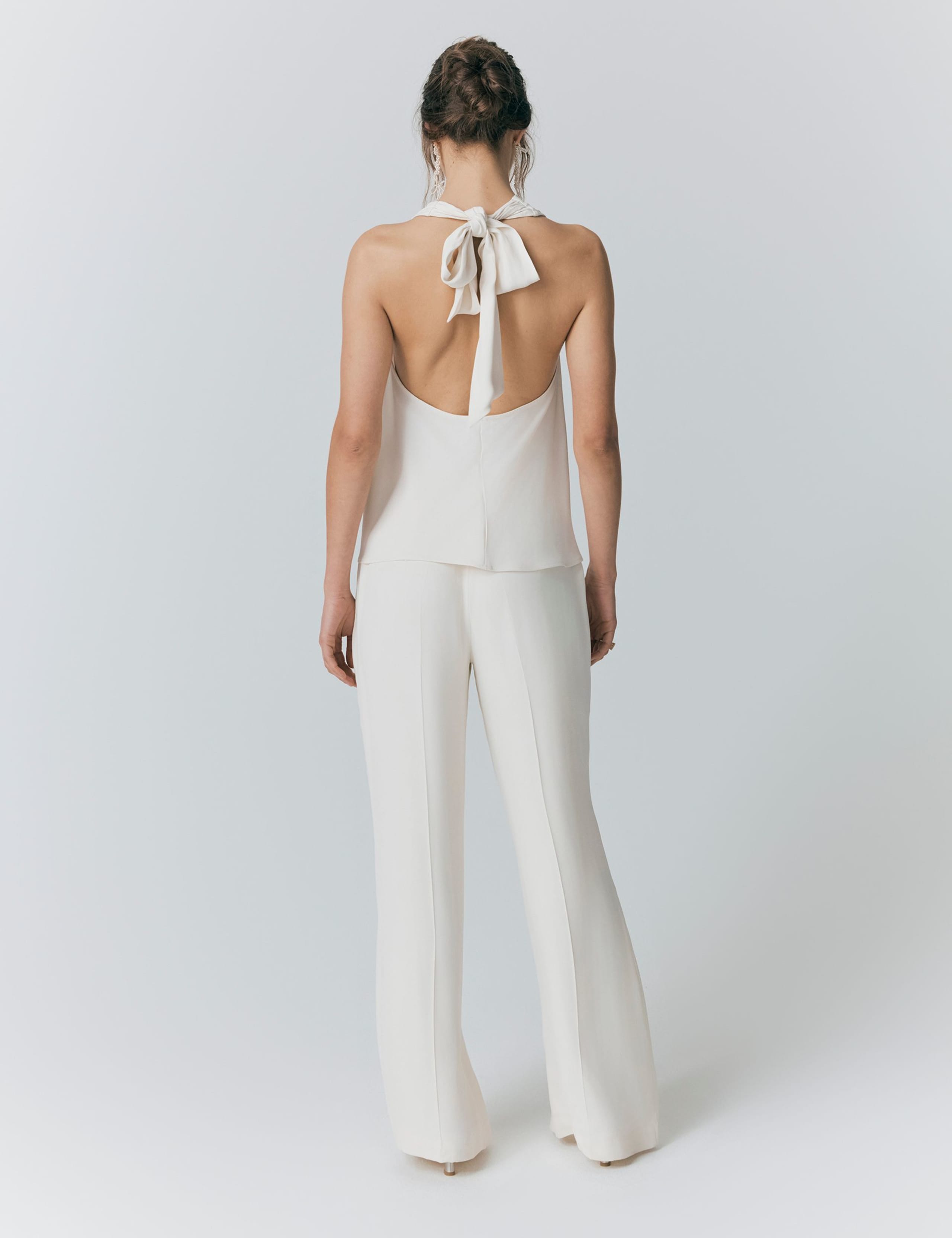 Satin Halter Neck Blouse 3 of 4