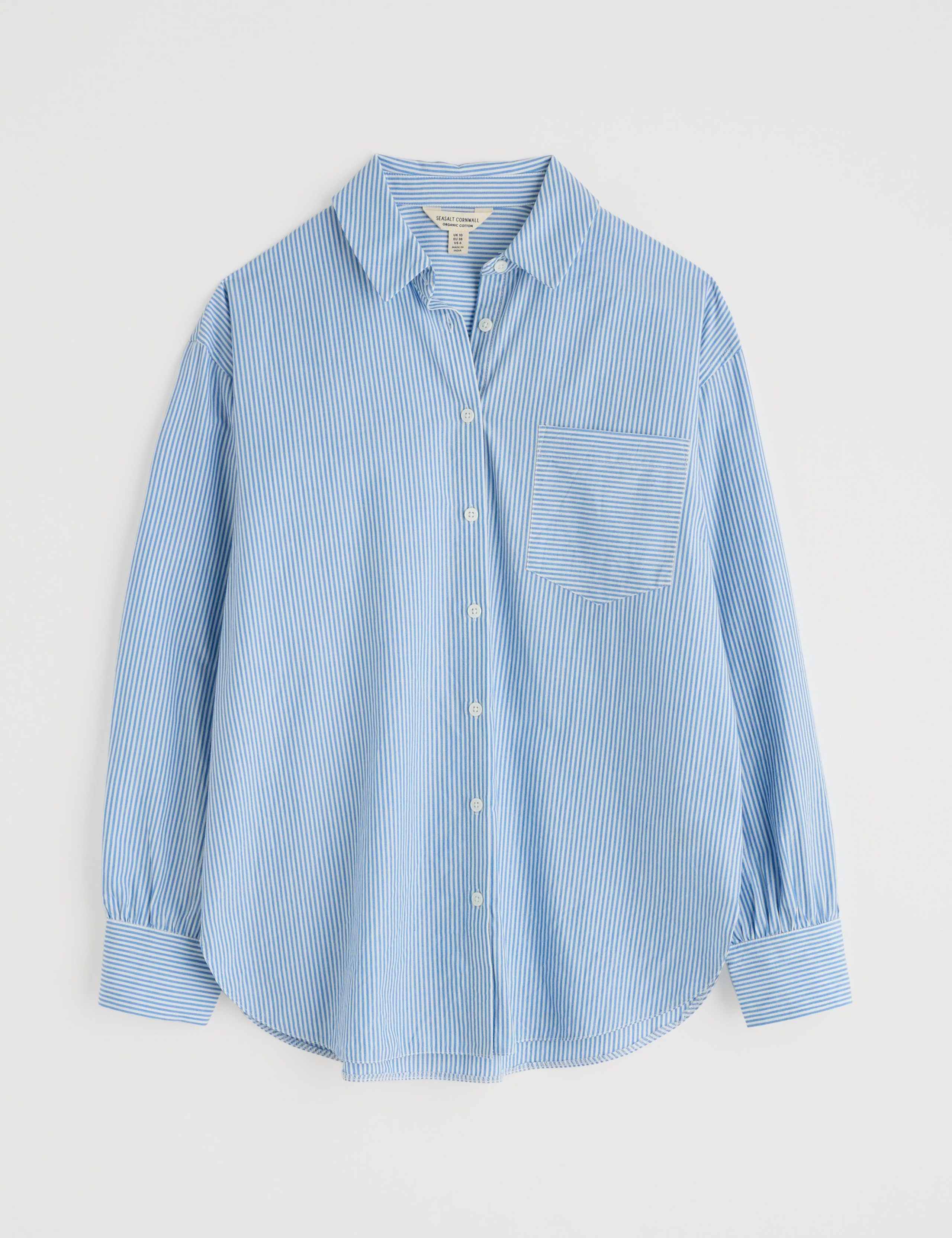 Cotton Striped Button-Up Collar Shirt 2 of 5