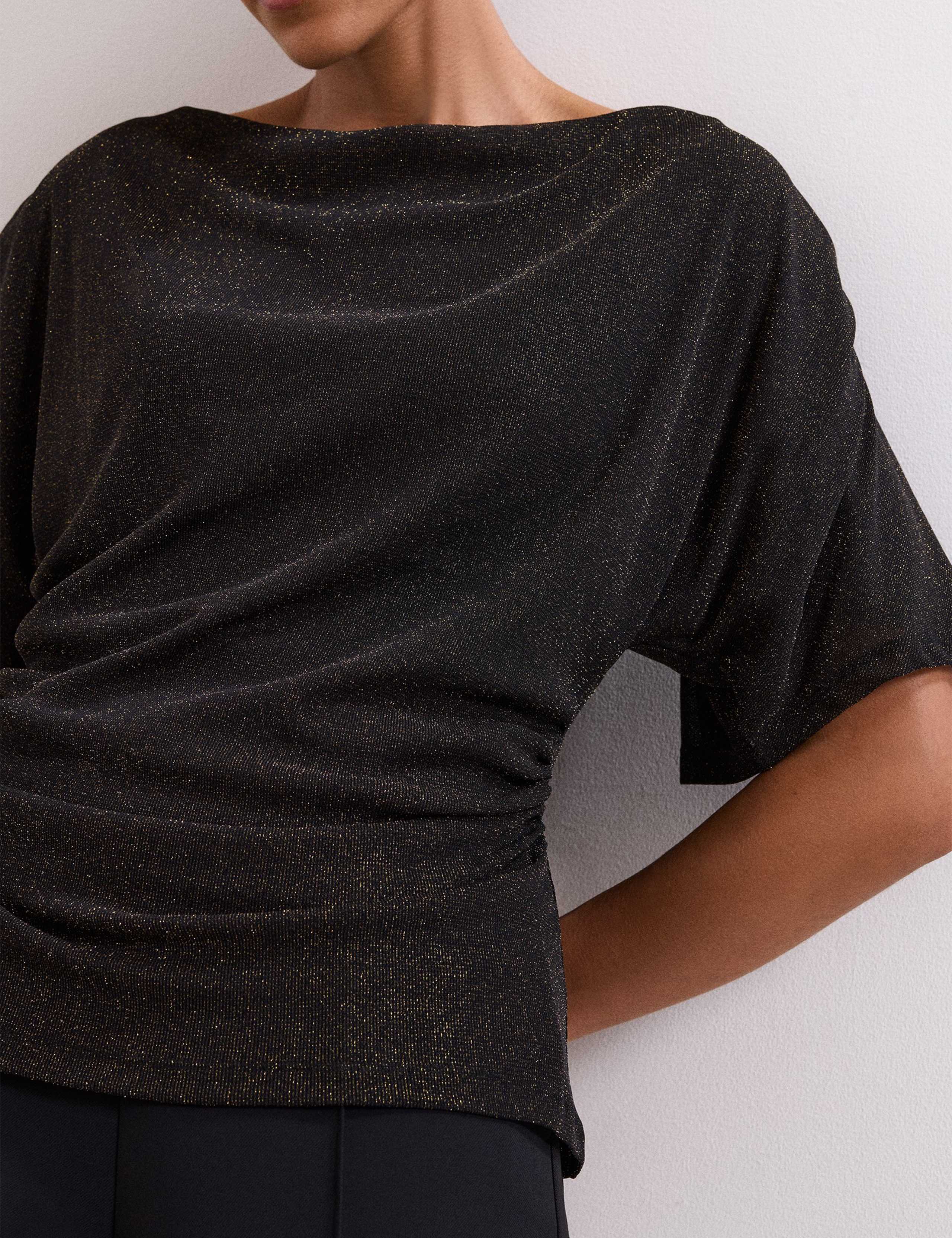 Sparkly Cowl Neck Top 7 of 8