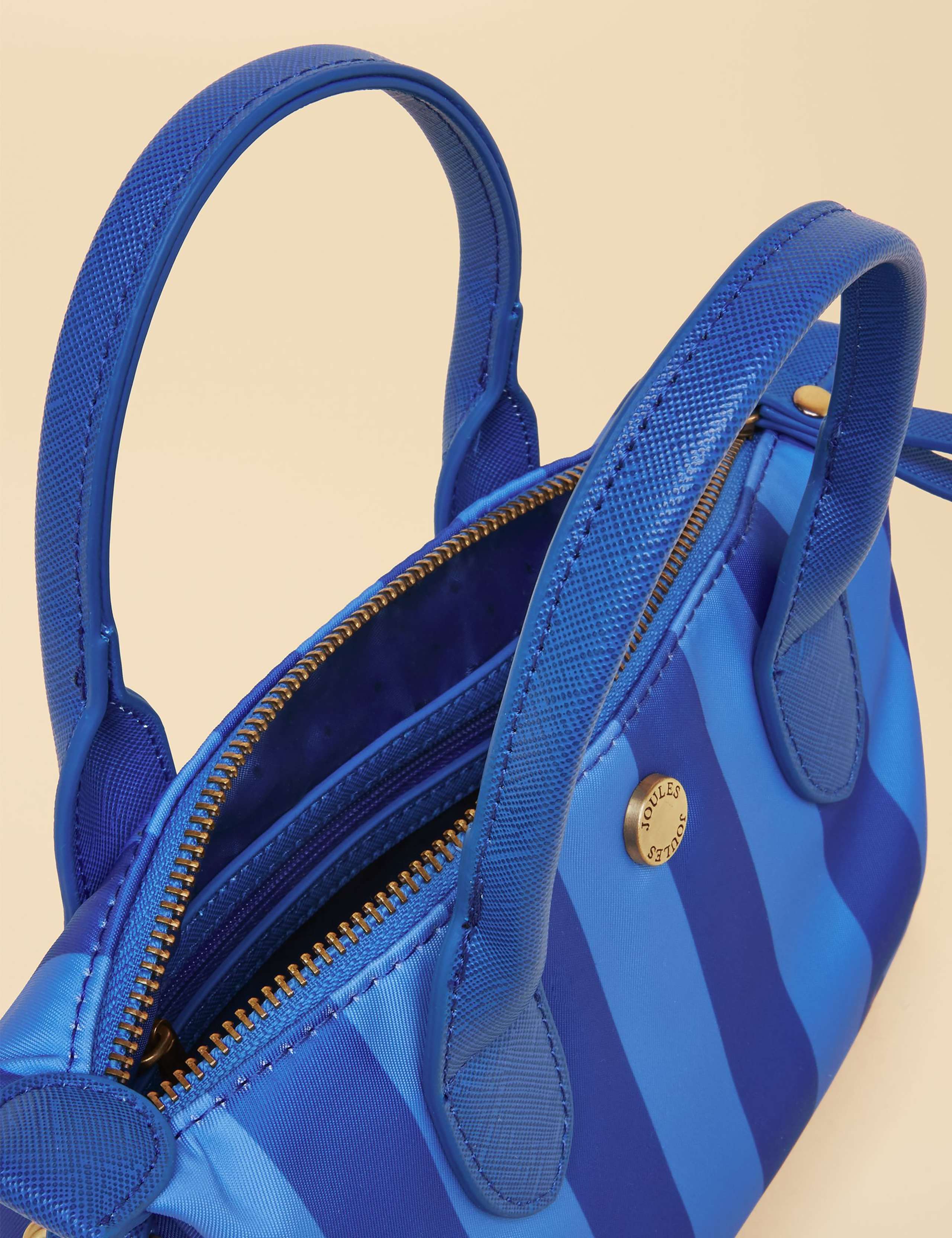 Faux Leather Striped Cross Body Bag 6 of 8