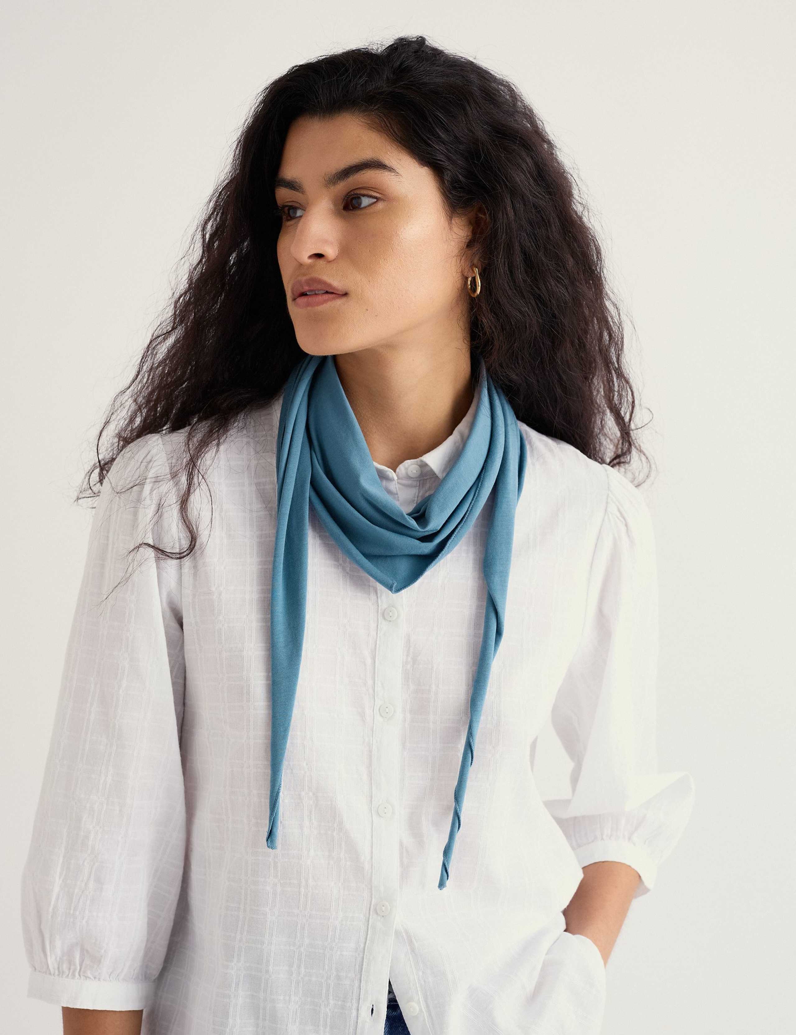 Cotton Rich Triangle Scarf 3 of 4