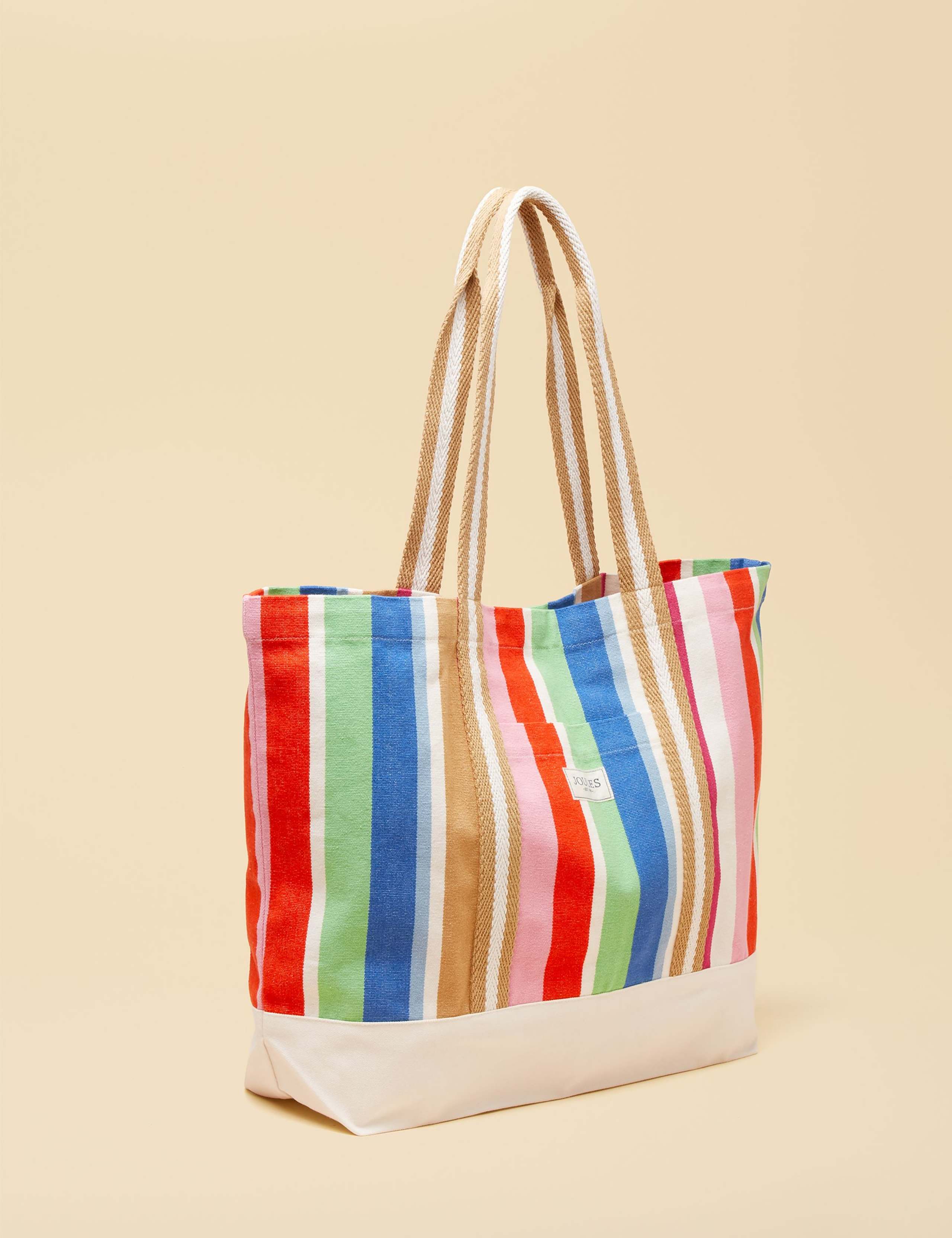 Pure Cotton Striped Tote Bag 1 of 3